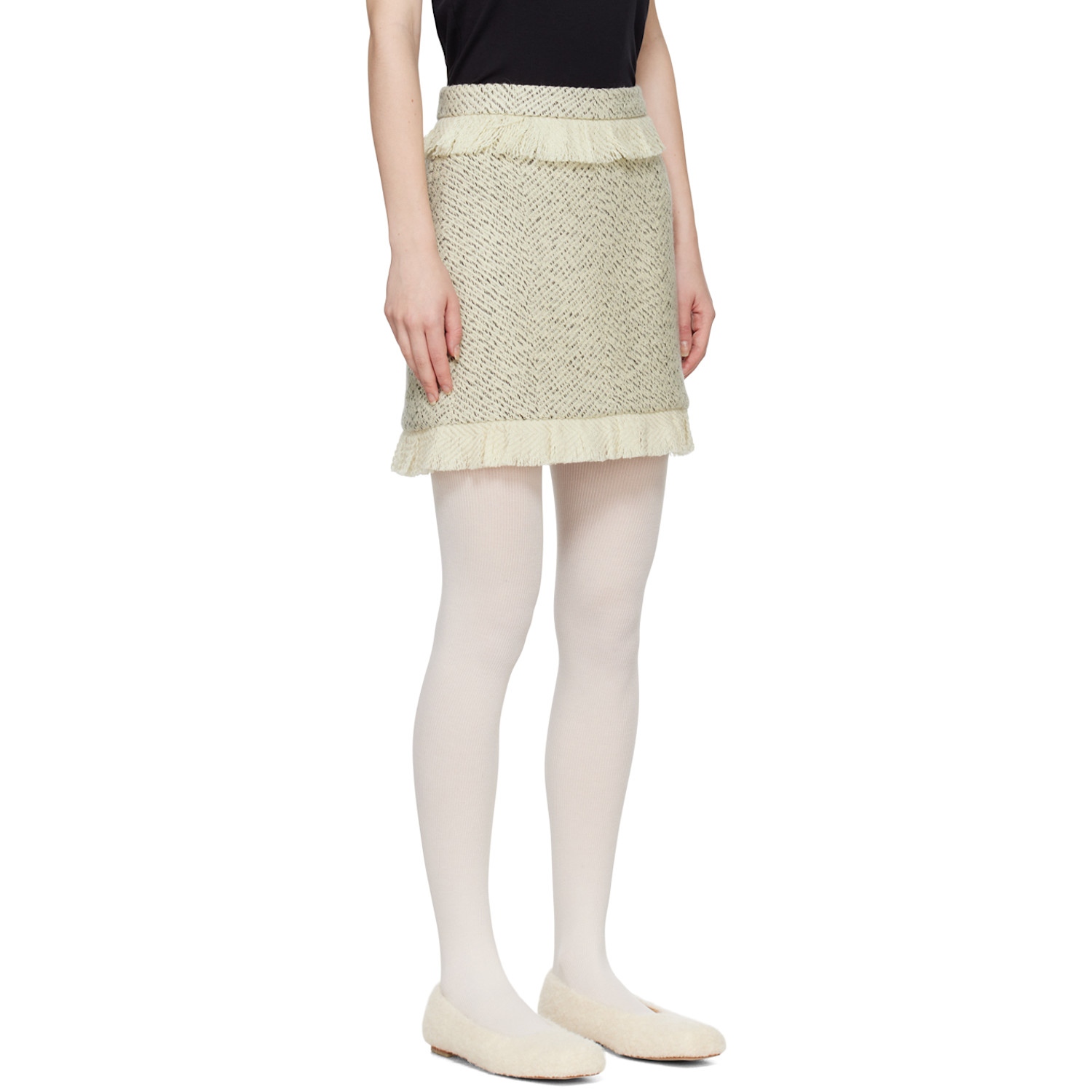  KimhĒkim Off-white Theresa Miniskirt 