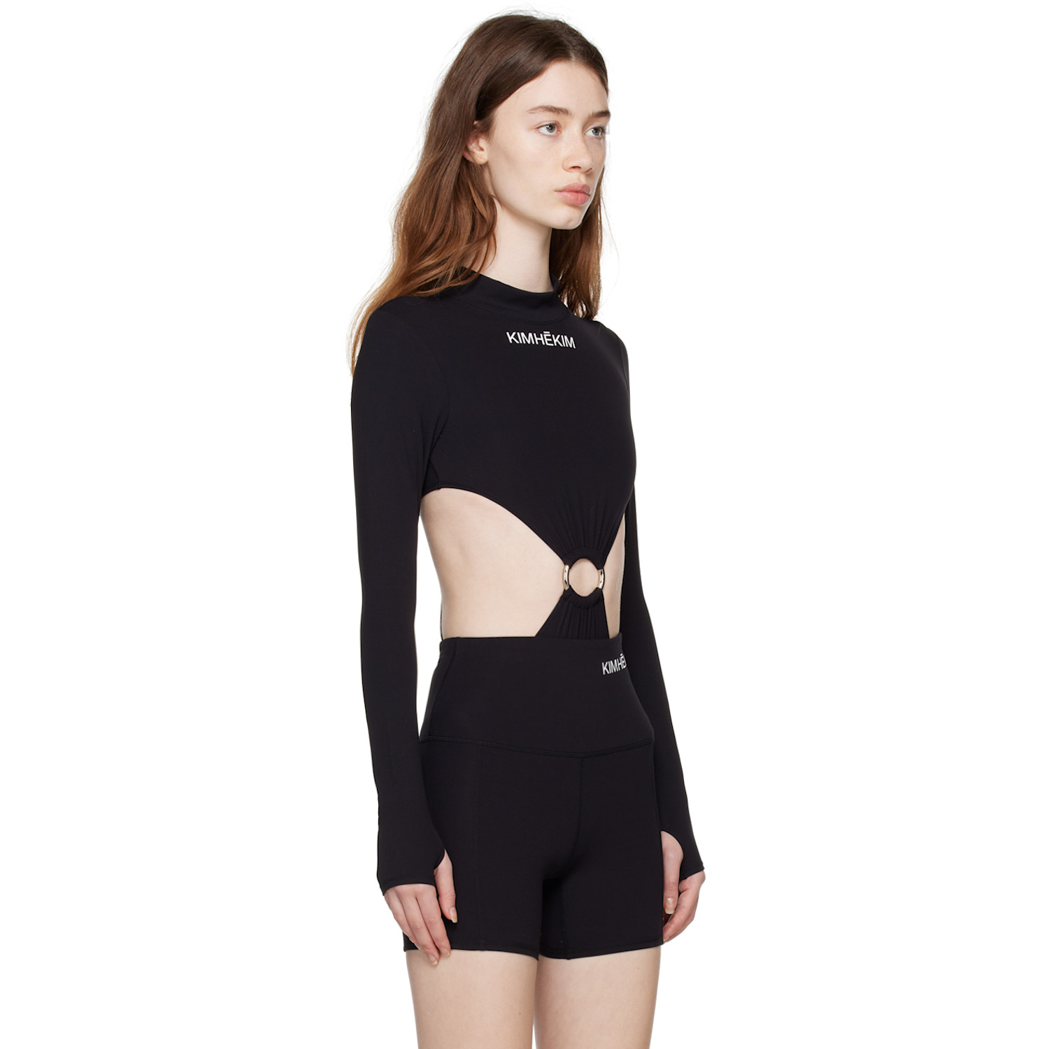  KimhĒkim Black Rebecca Bodysuit 