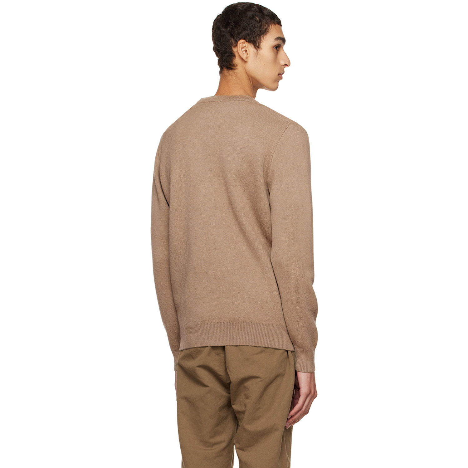  Soulland Beige Armor Lux Edition Cardigan 
