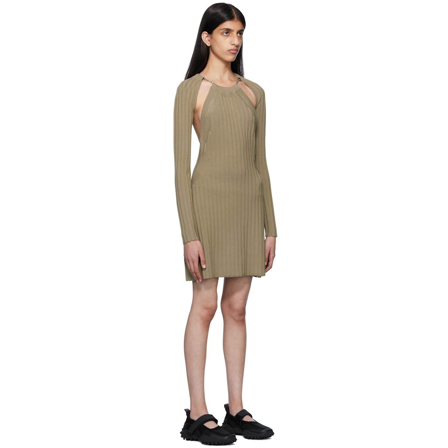  Eytys Khaki Cleo Minidress 