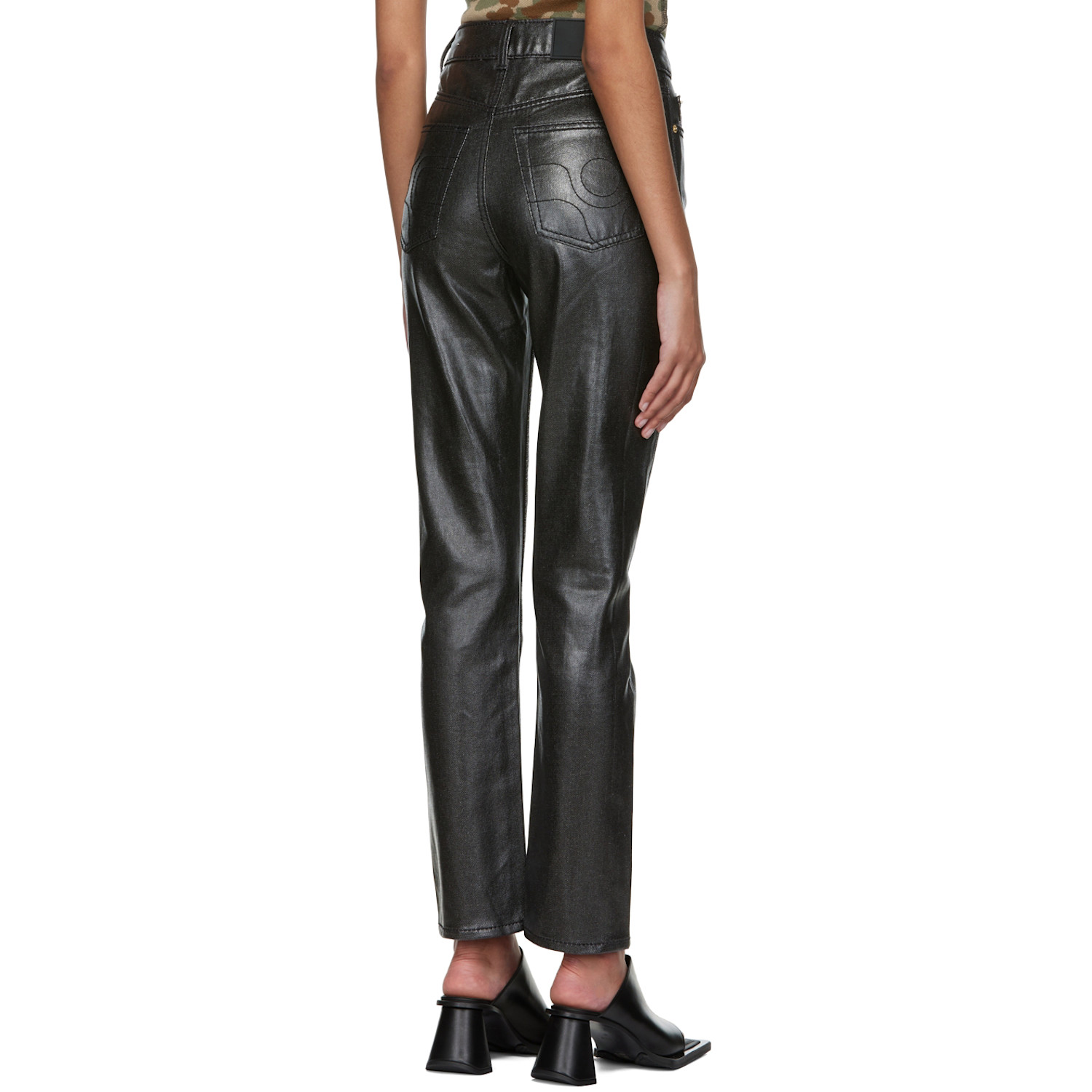  Eytys Black Solstice Trousers 