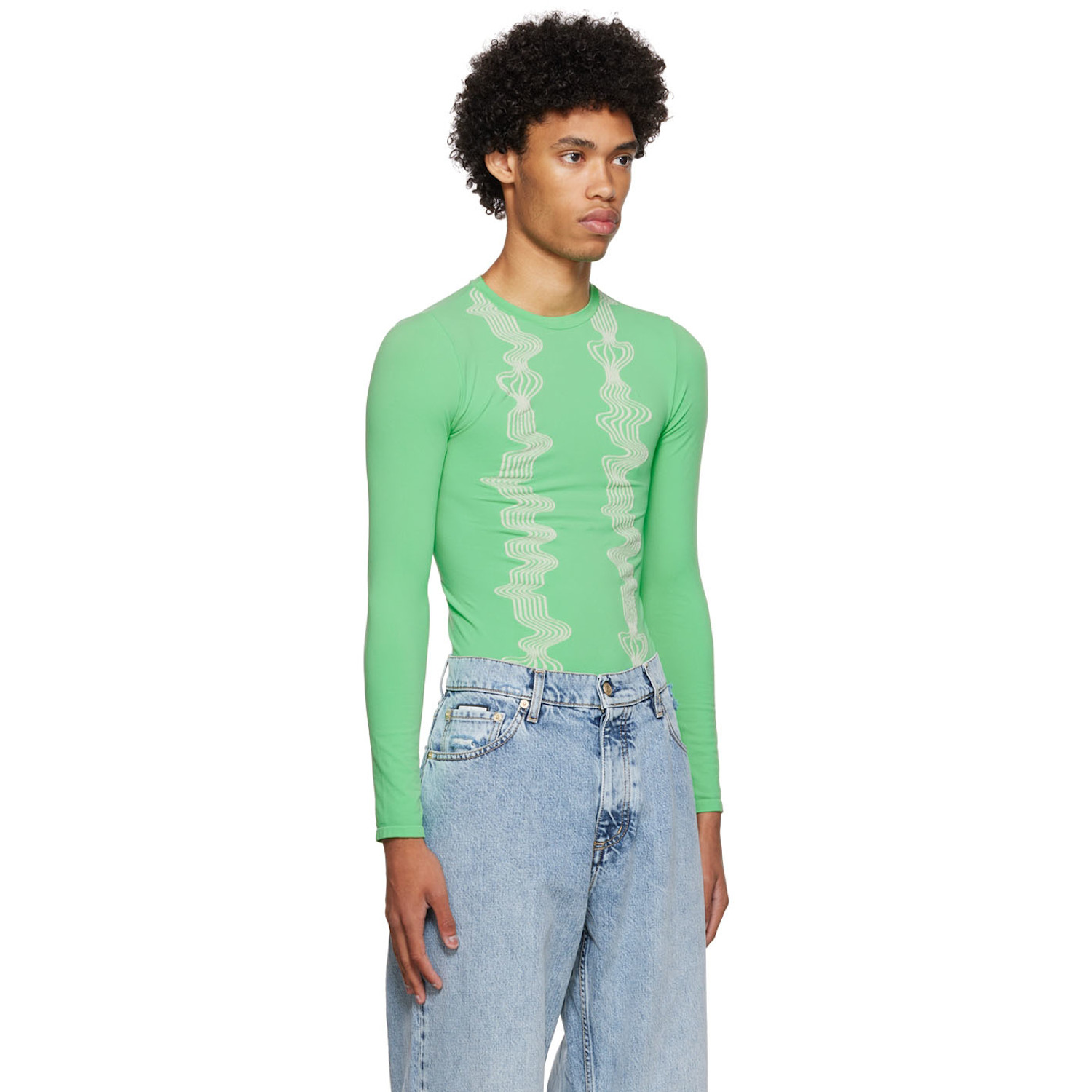  Eytys Ssense Exclusive Green Emery Shirt 