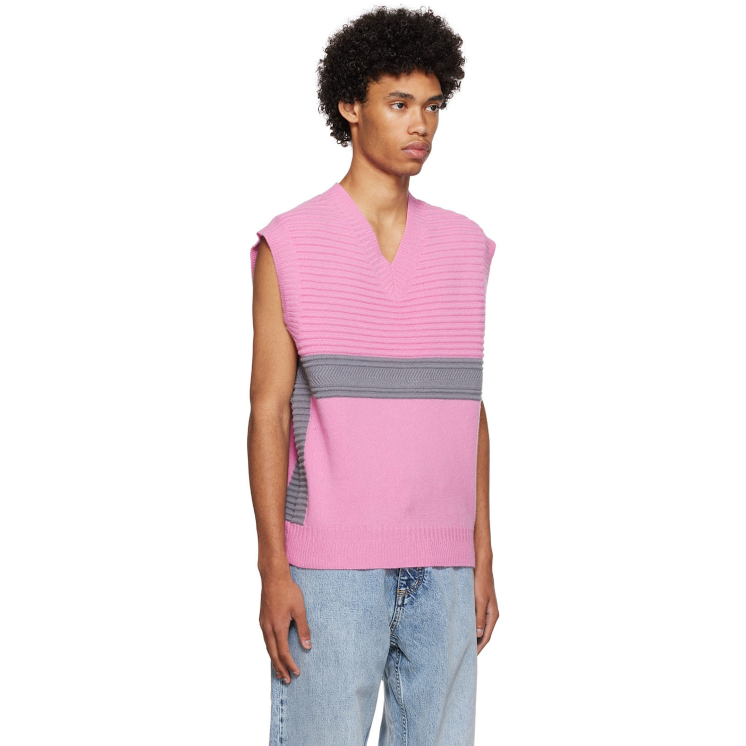  Eytys Ssense Exclusive Pink Mane Vest 