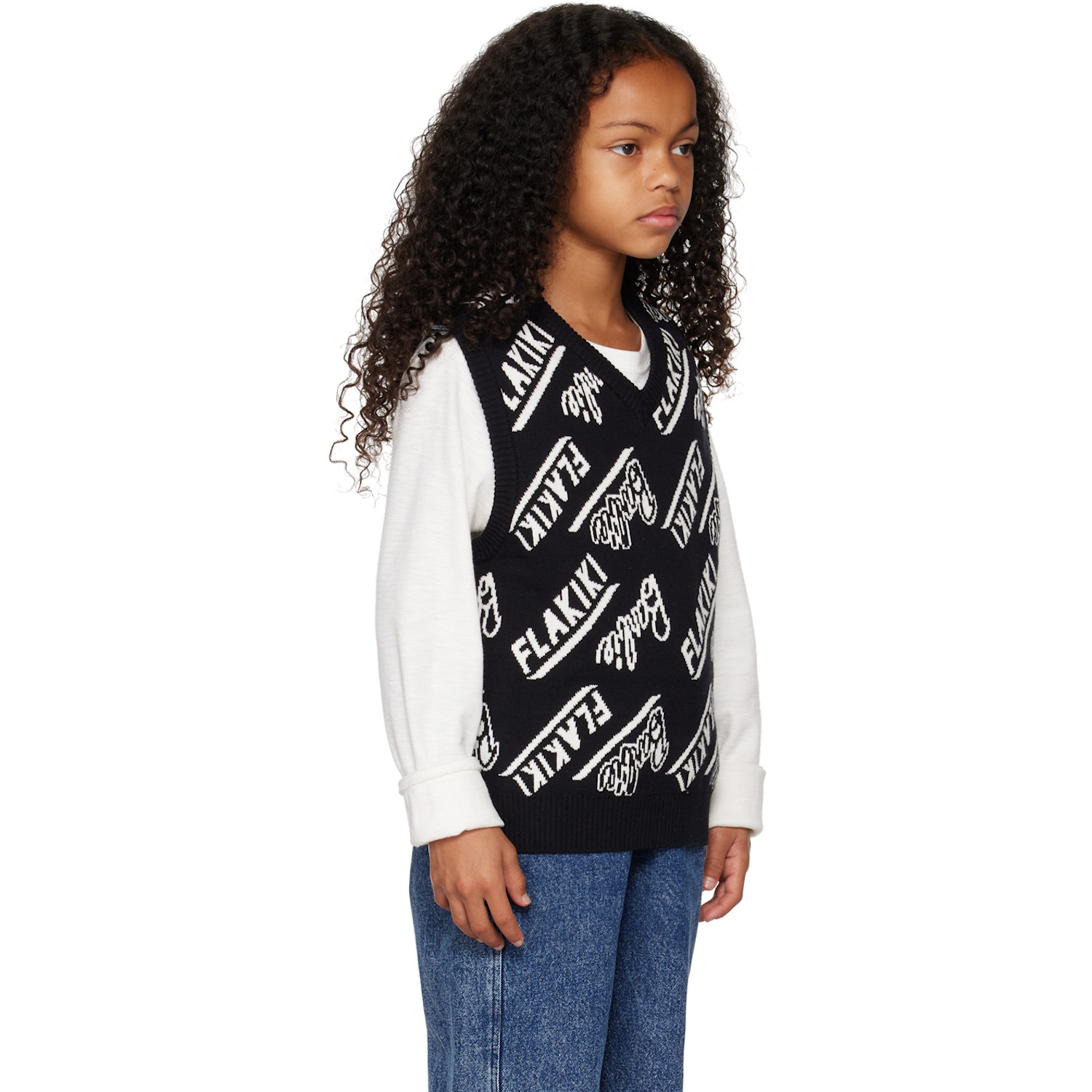  Flakiki Kids Black Barbie Edition Vest 