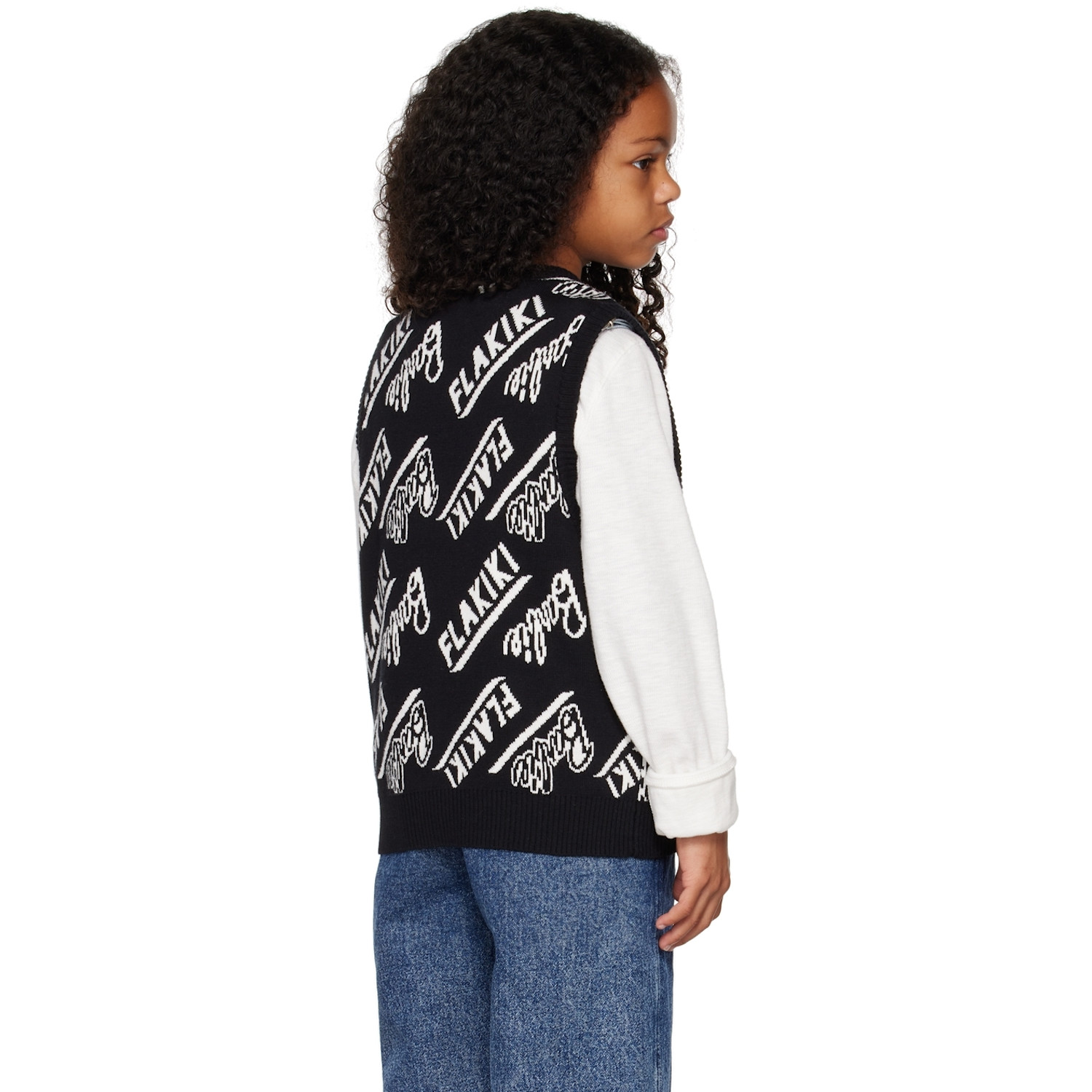  Flakiki Kids Black Barbie Edition Vest 
