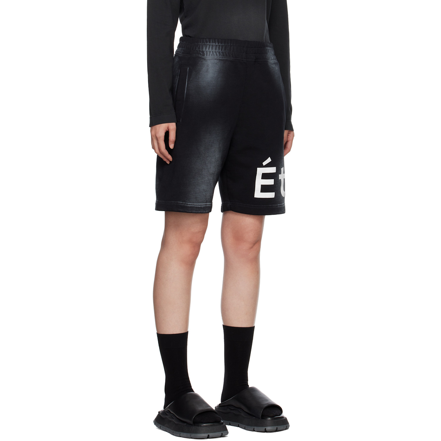  études Ssense Exclusive Black Tempera Shorts 