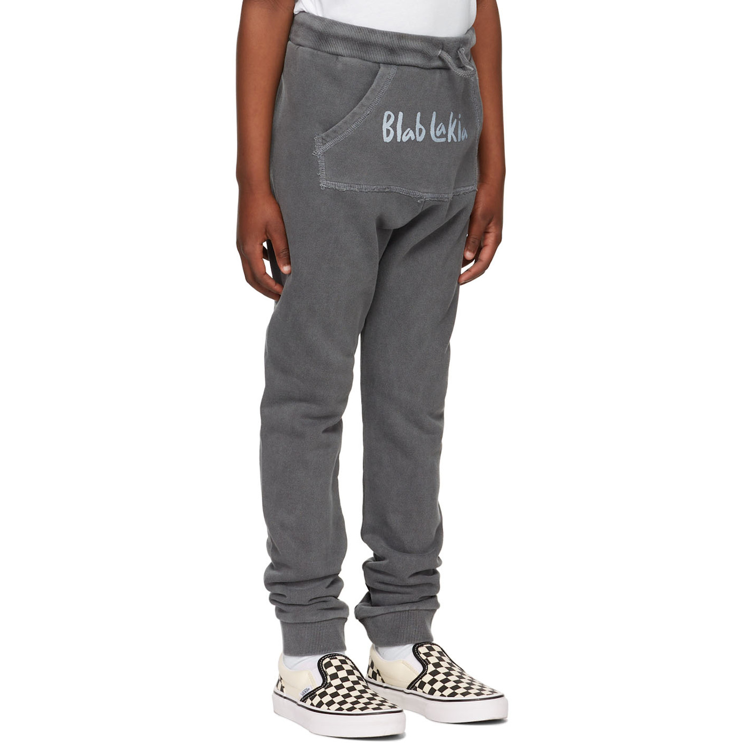  Blablakia Kids Grey Logo Lounge Pants 