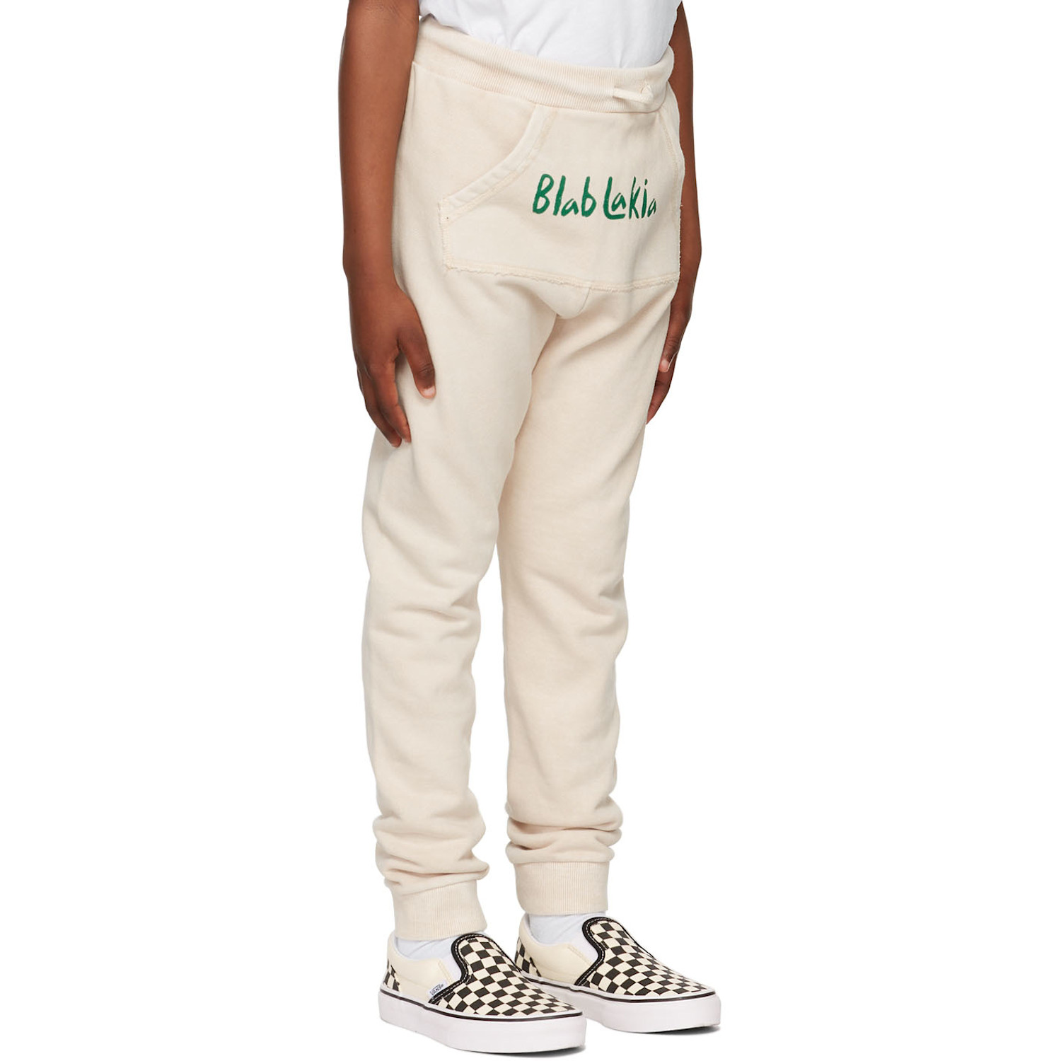  Blablakia Kids Beige Logo Lounge Pants 