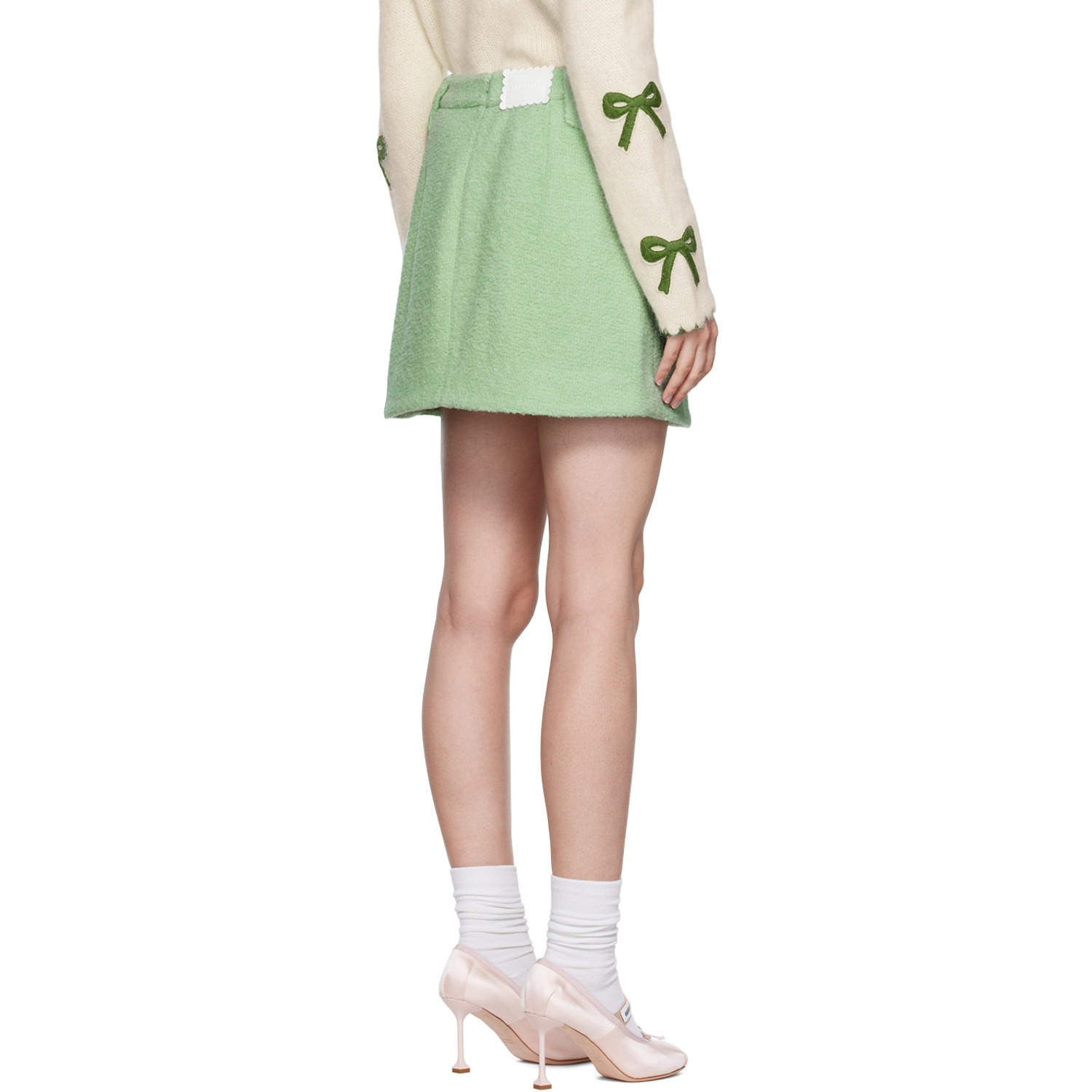 Shrimps Green Rose Miniskirt 