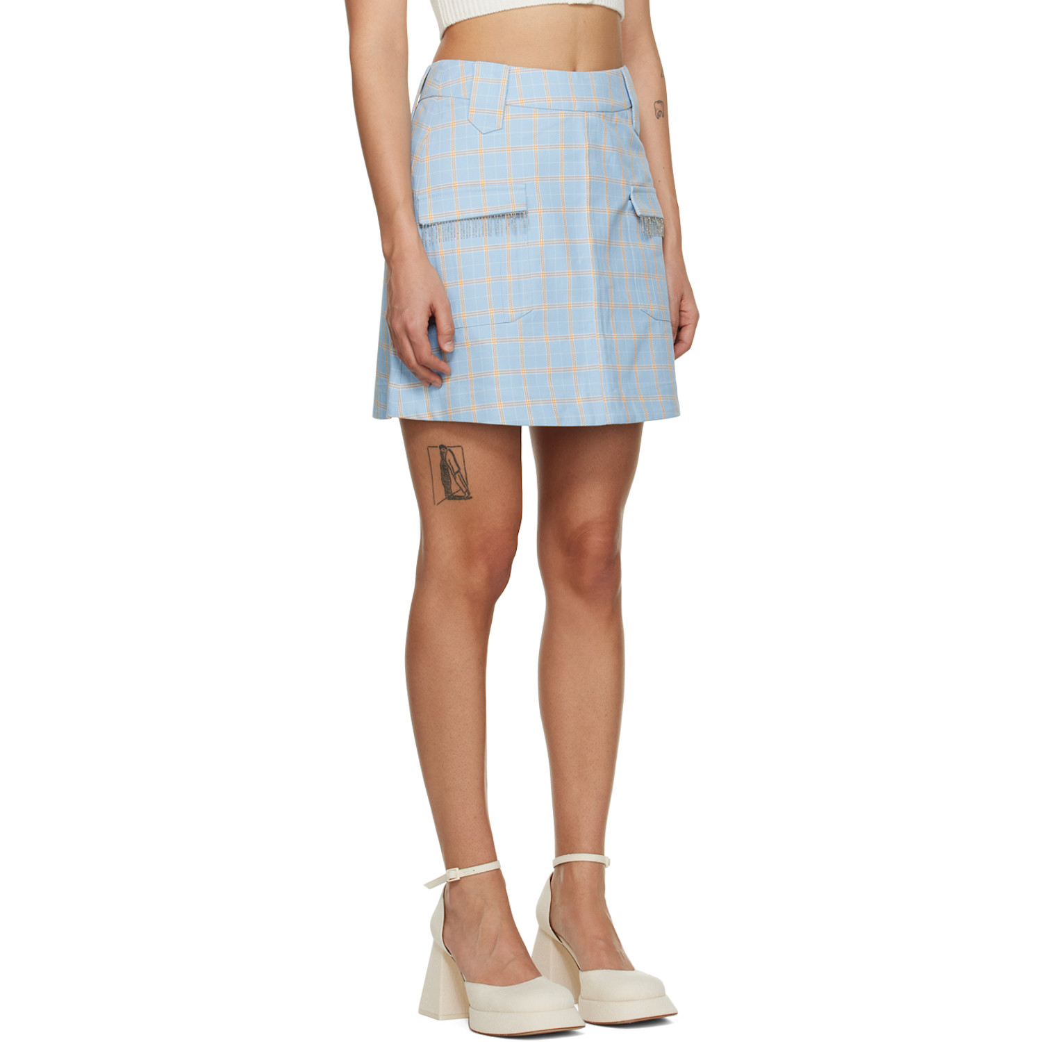  Shrimps Blue Rose Miniskirt 
