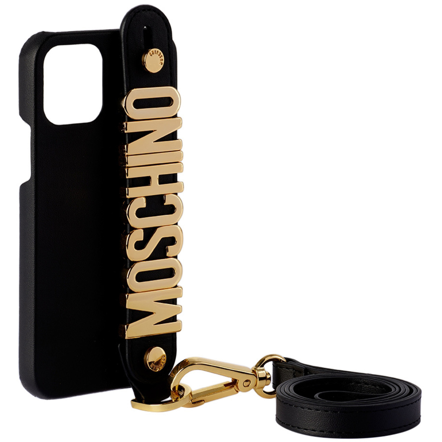  Moschino Black Logo Iphone 12/12 Pro Case 