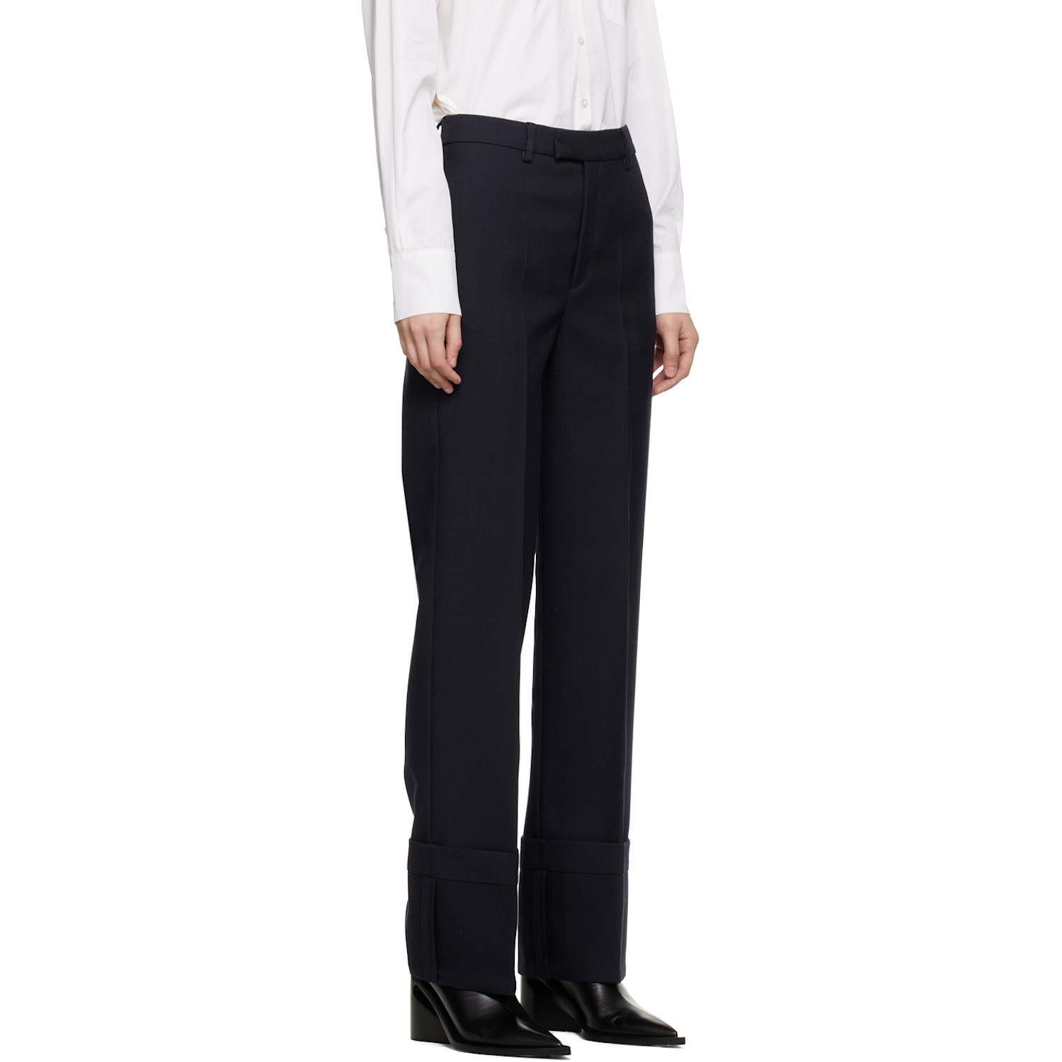  Bite Navy Fold Up Trousers 