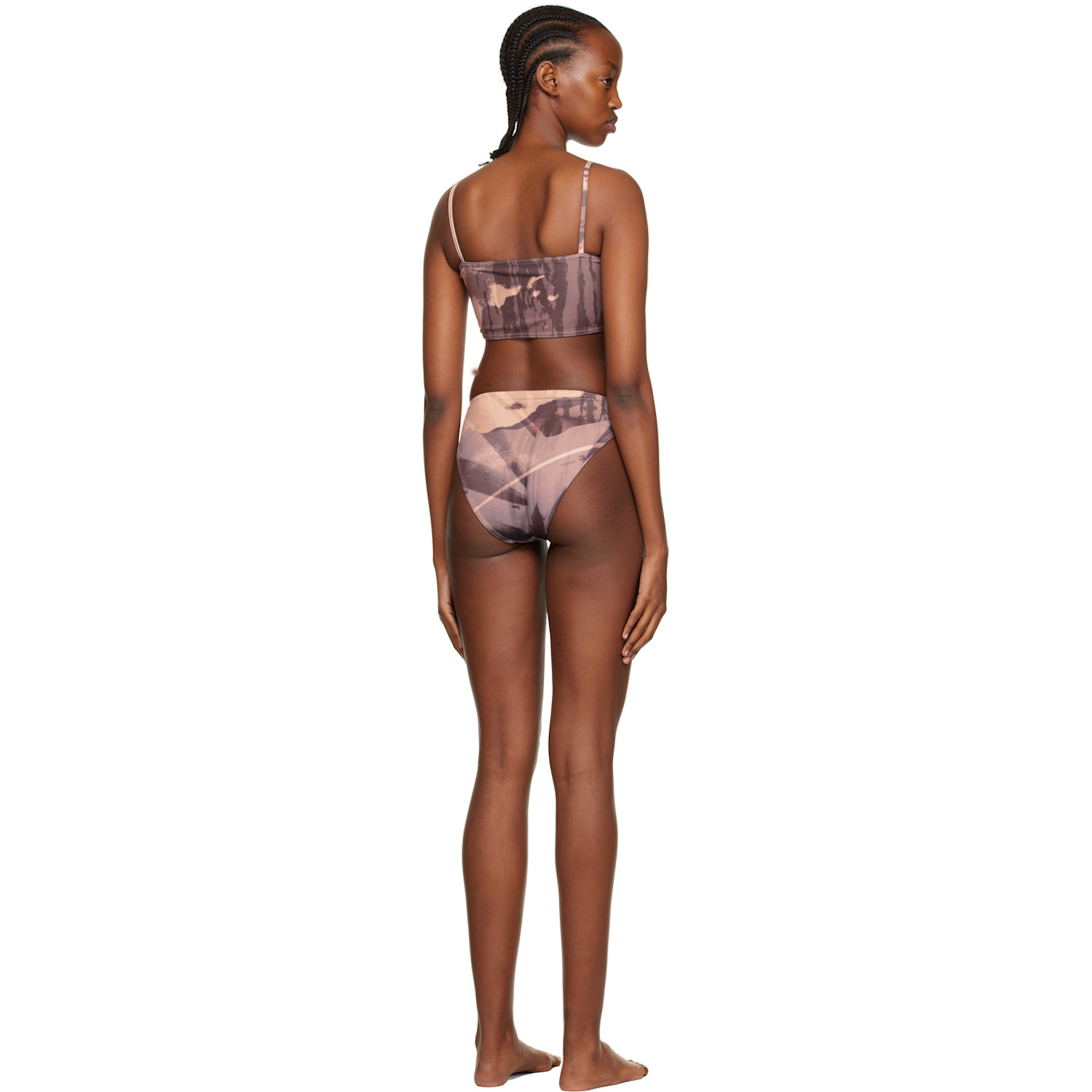  Elliss Ssense Exclusive Brown Capsule Bikini Set 