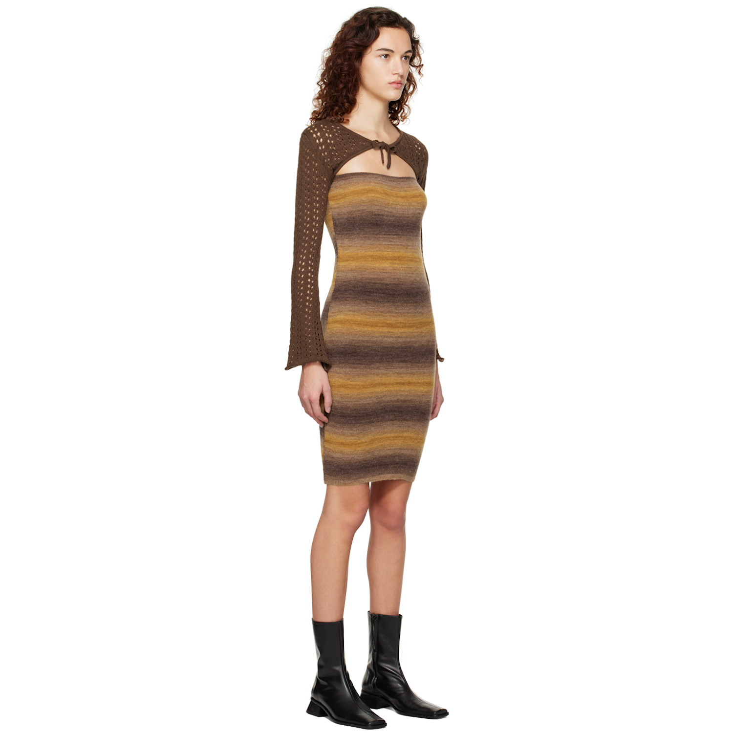  Gimaguas Ssense Exclusive Brown Atcama Minidress 