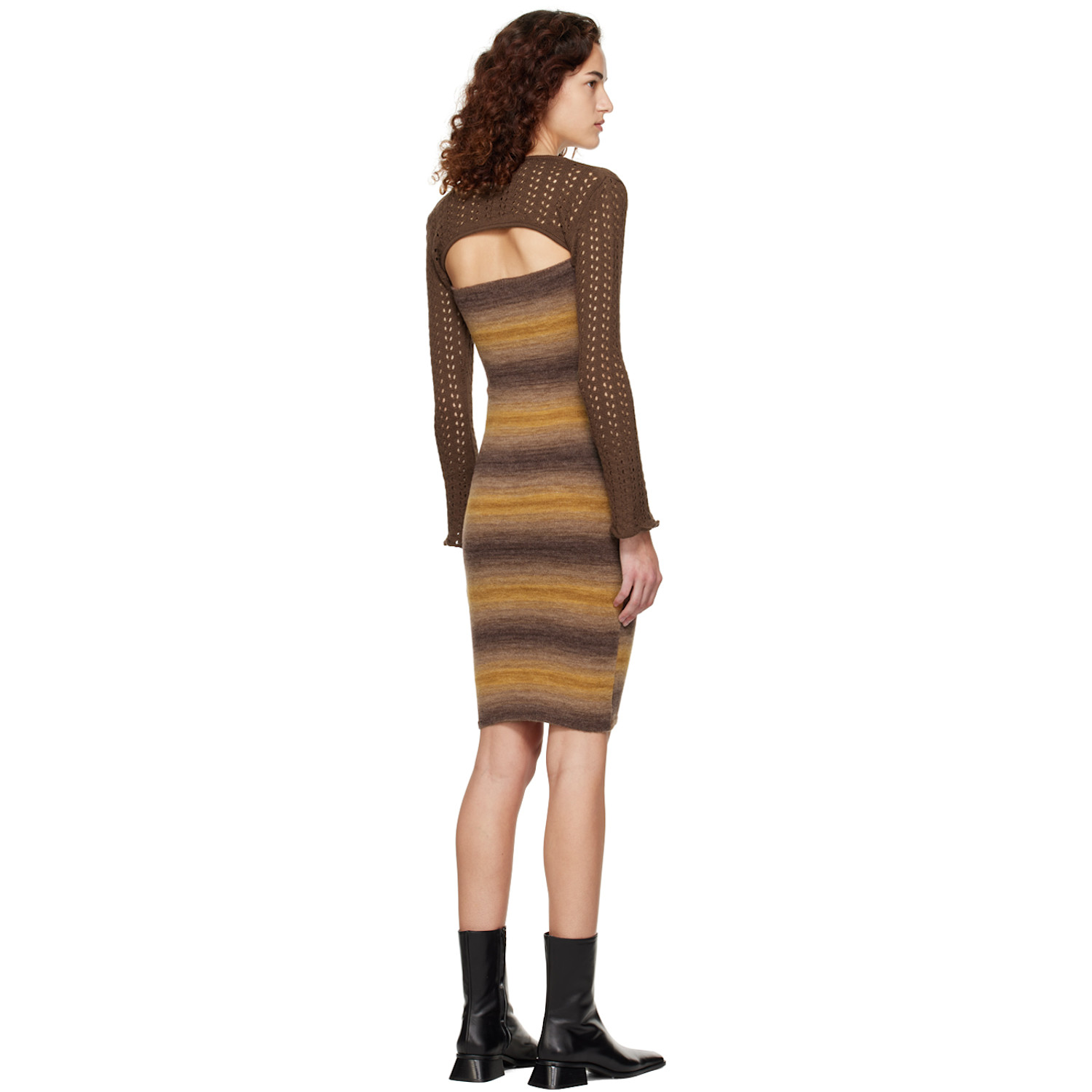  Gimaguas Ssense Exclusive Brown Atcama Minidress 
