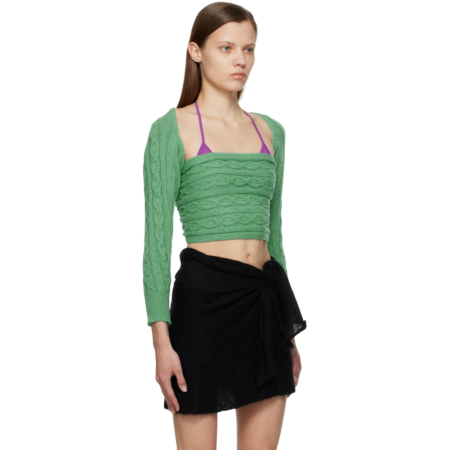 Gimaguas Ssense Exclusive Green Mariona Sweater 