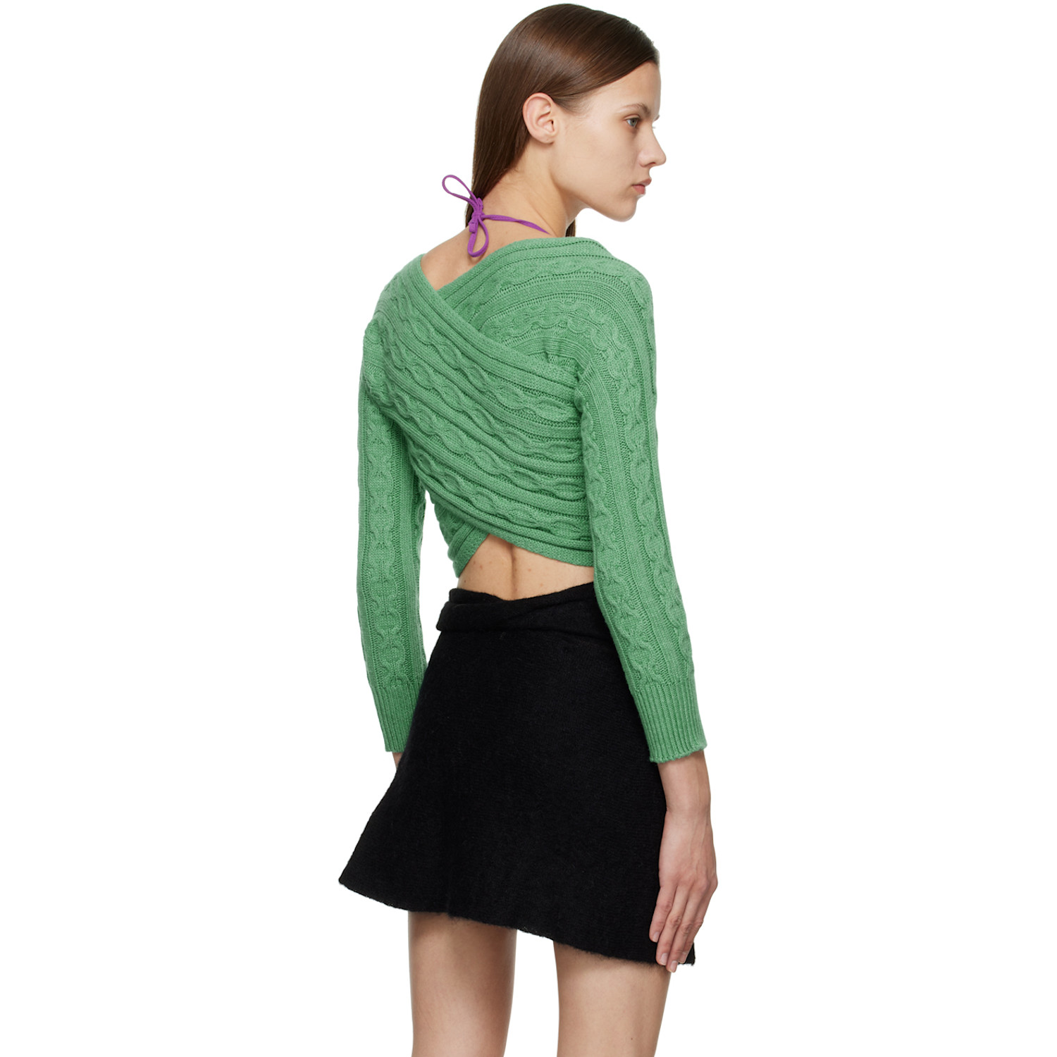  Gimaguas Ssense Exclusive Green Mariona Sweater 