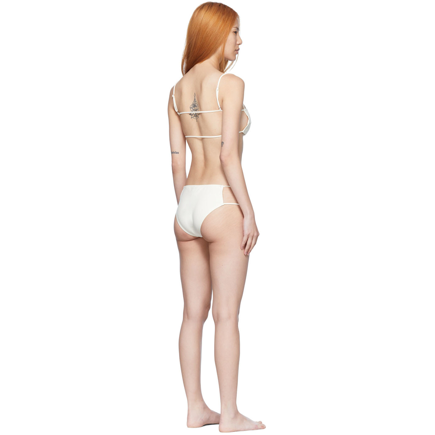  Courrèges Ssense Exclusive Off-white Nylon Bikini 