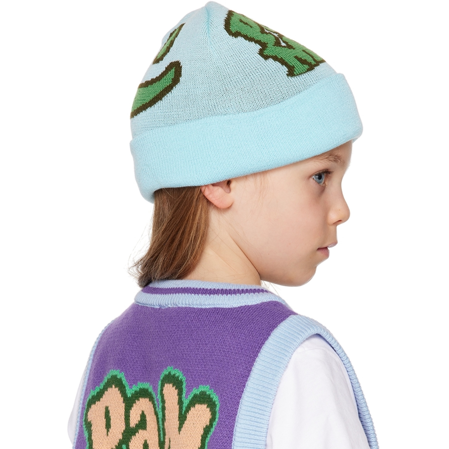  Perks And Mini Ssense Exclusive Kids Blue Beanie 