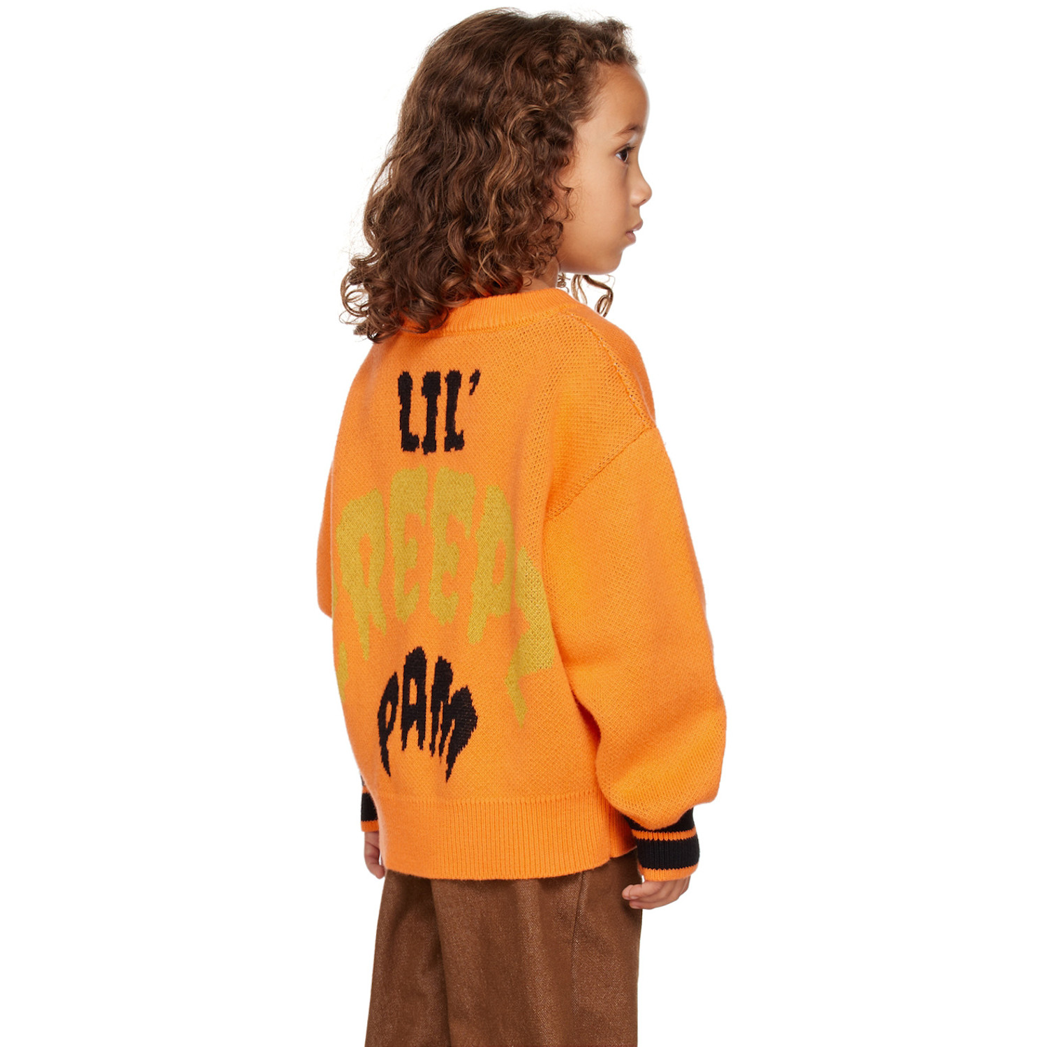  Perks And Mini Ssense Exclusive Kids Orange Jack-o-lantern Sweater 