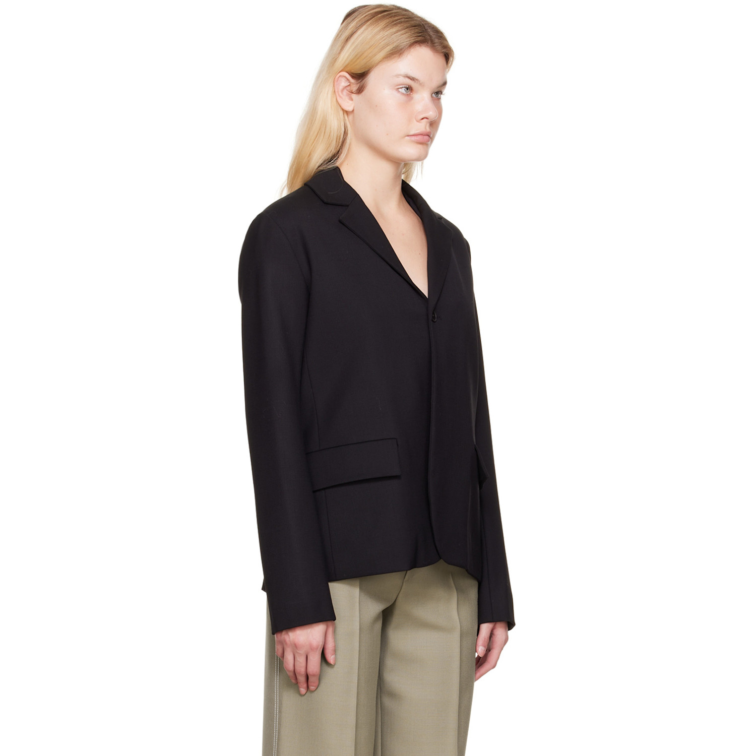  Gauchere Black Cutout Blazer 