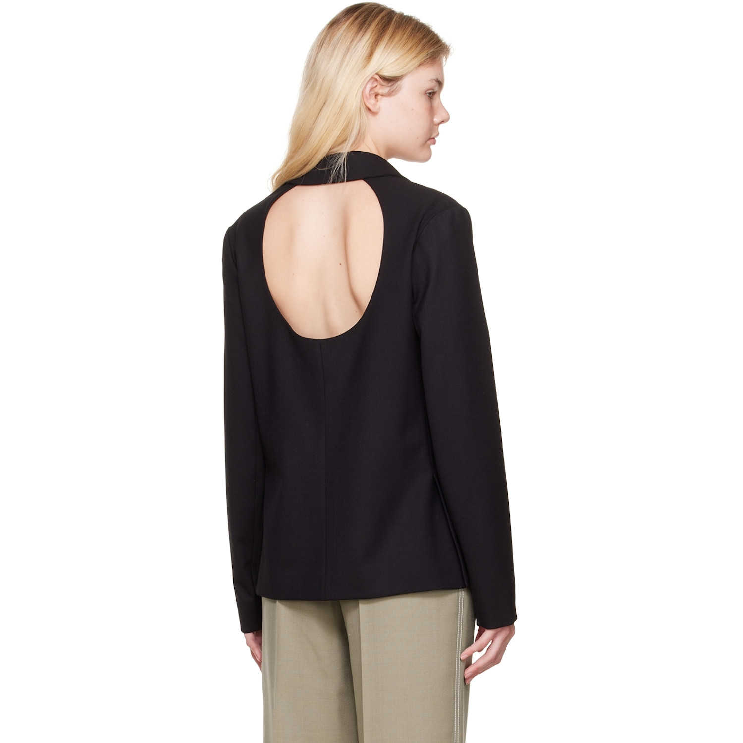  Gauchere Black Cutout Blazer 