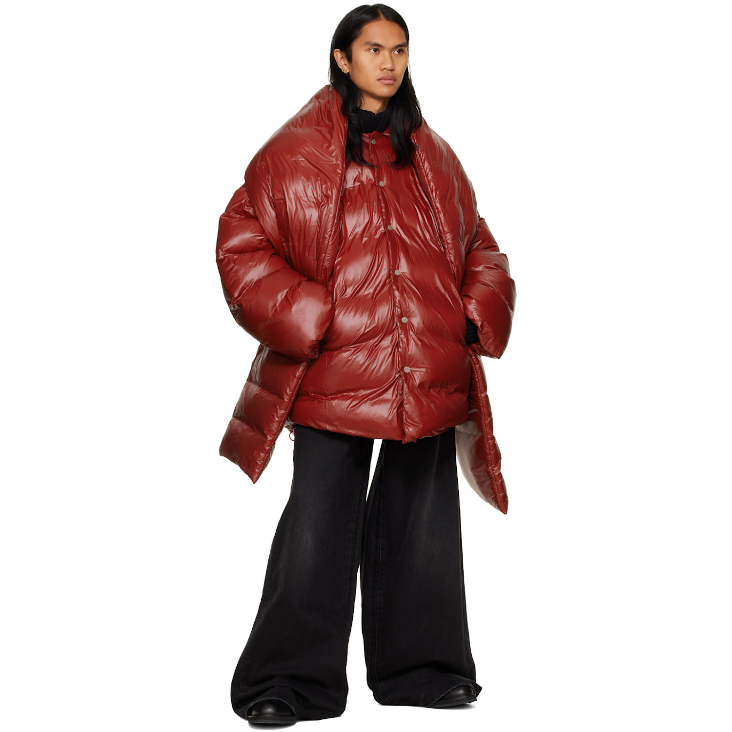  Egonlab Red Padded Scarf 