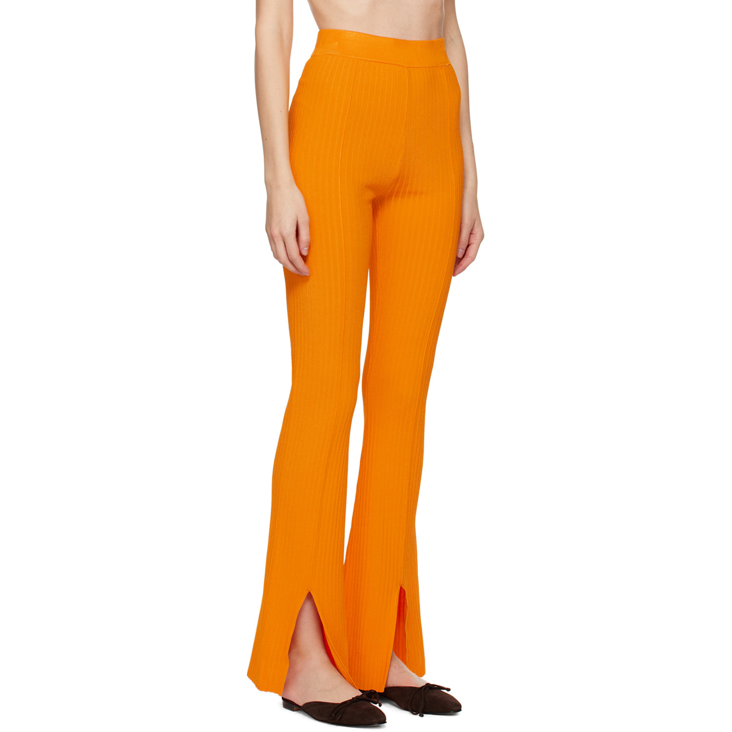  Nanushka Orange Lette Lounge Pants 