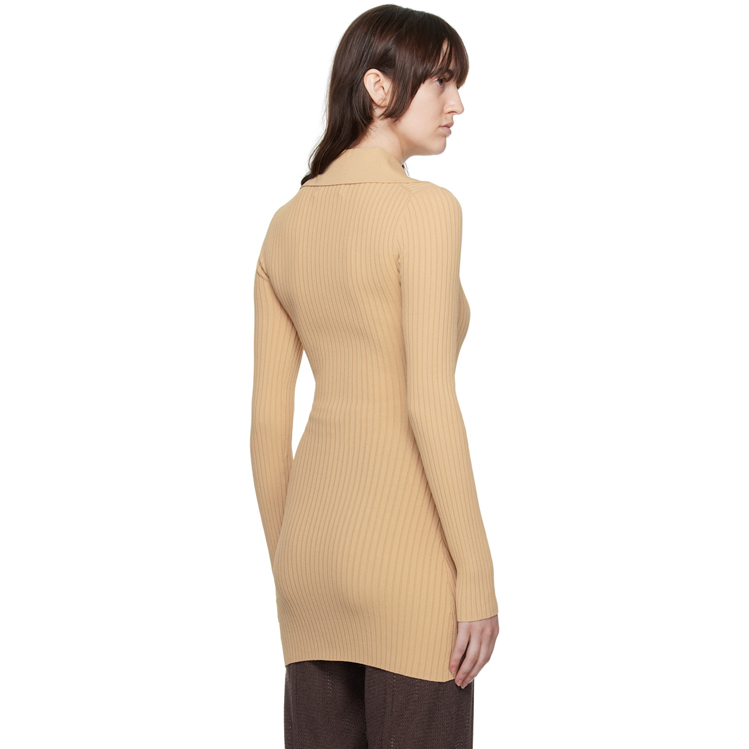  Nanushka Beige Mardi Cardigan 