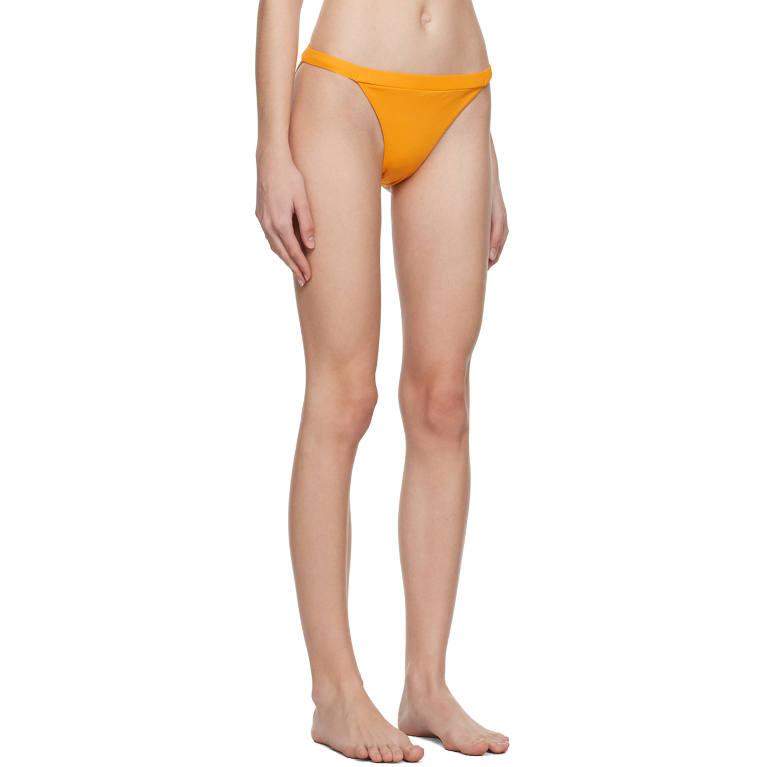  Nanushka Orange High-cut Bikini Bottoms 