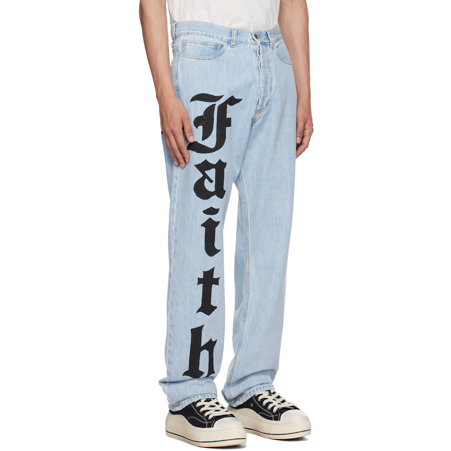  Faith Connexion Blue Printed Jeans 