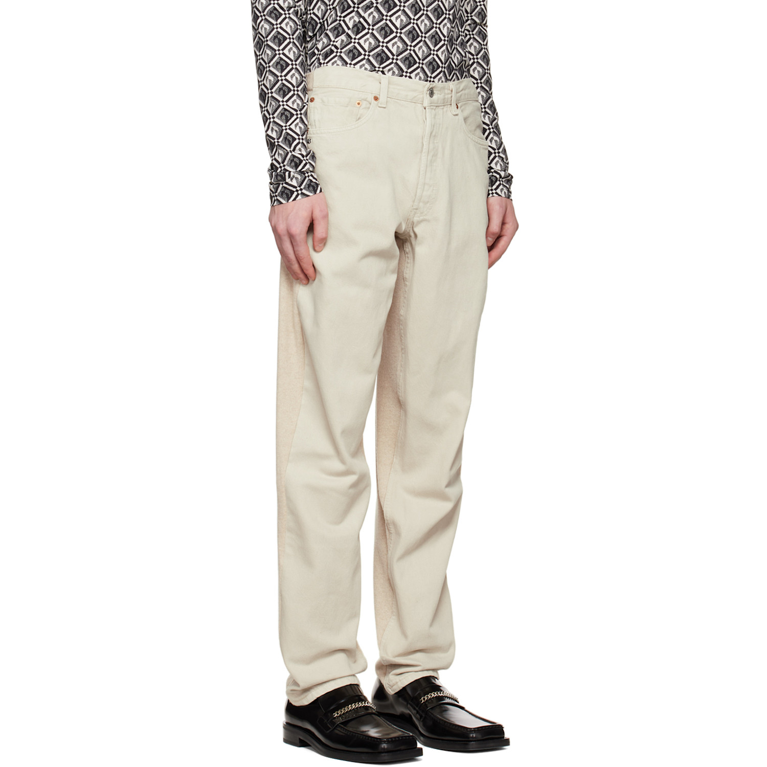  Bless Beige Jeansfrontjogger Sweatpants 