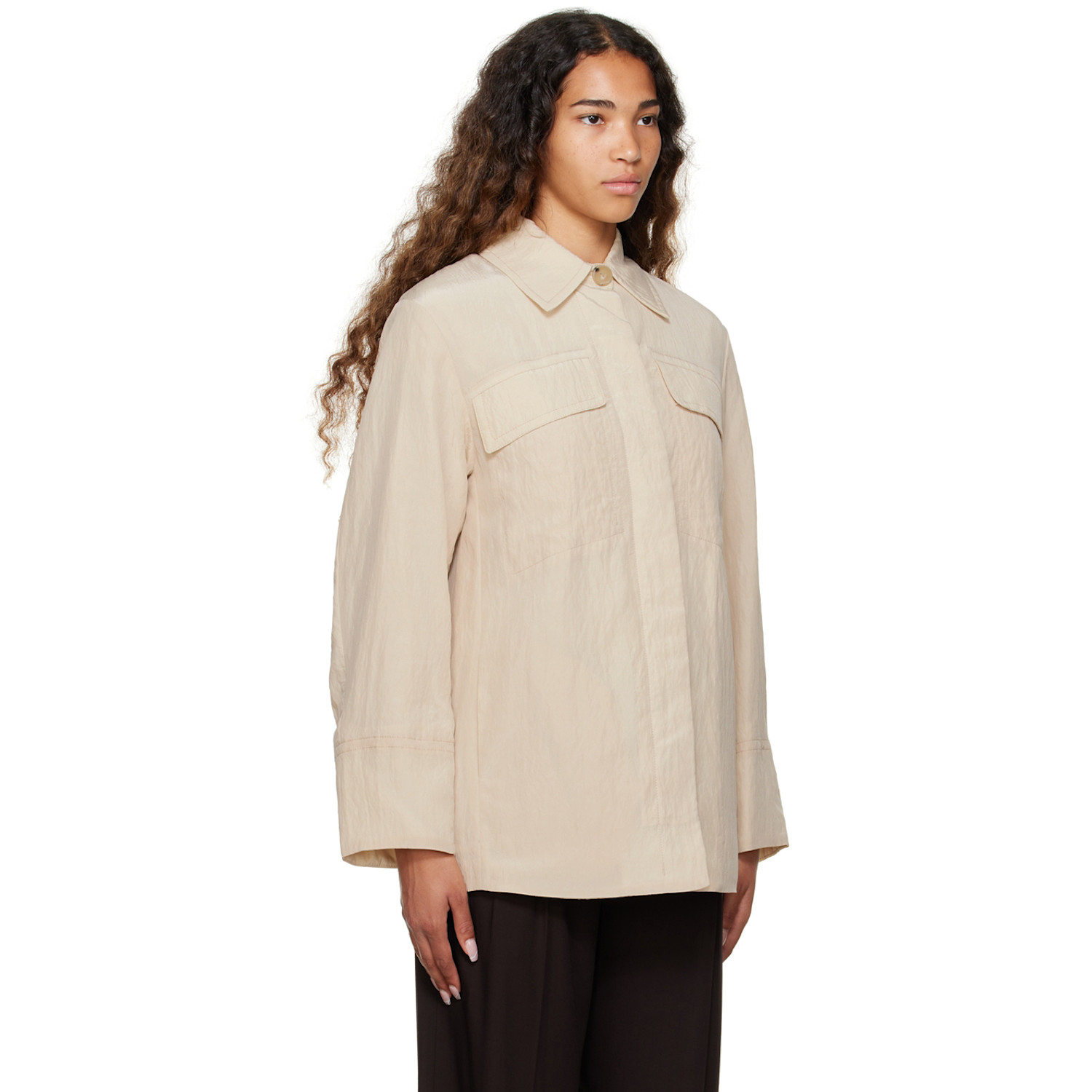  Vince Beige Padded Jacket 