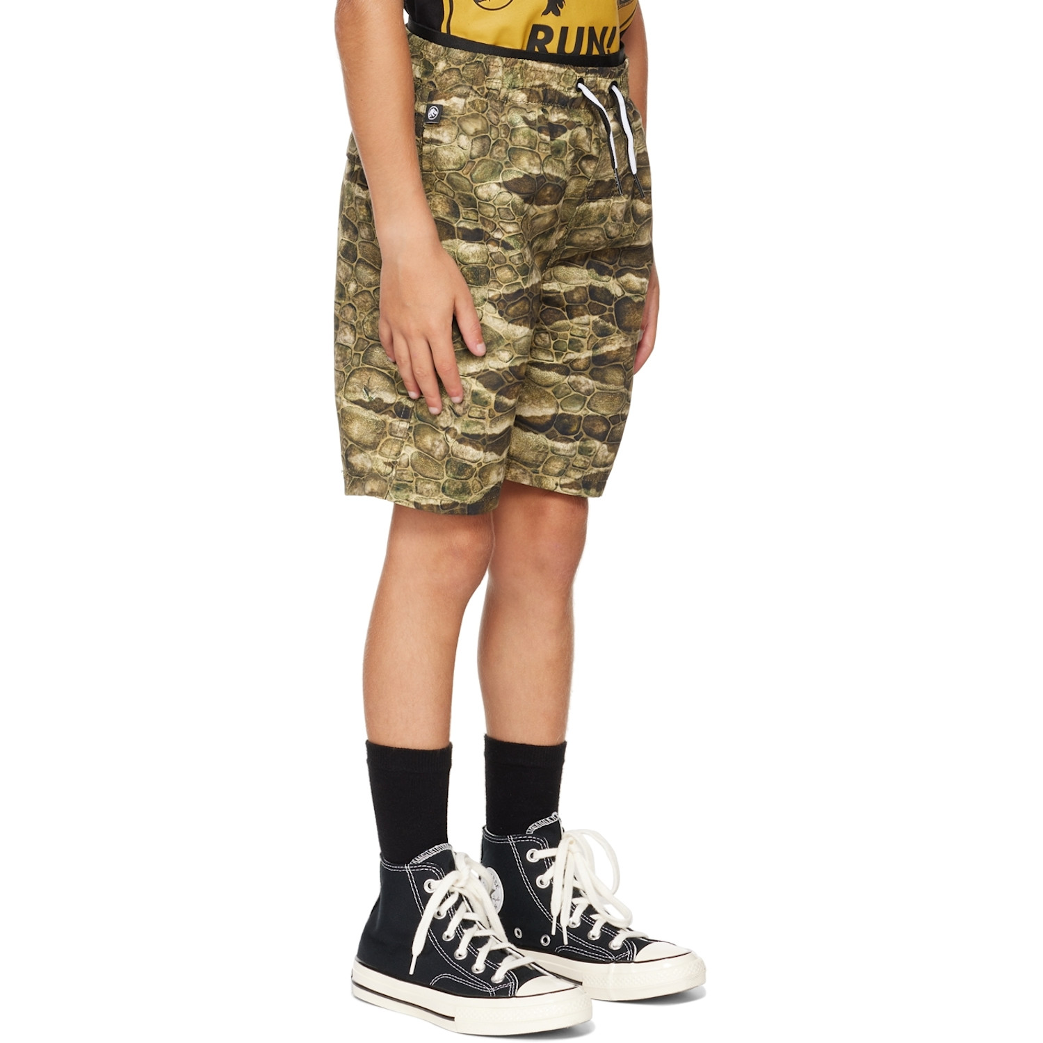  Molo Kids Brown & Khaki Jurassic World Edition Neal Swim Shorts 