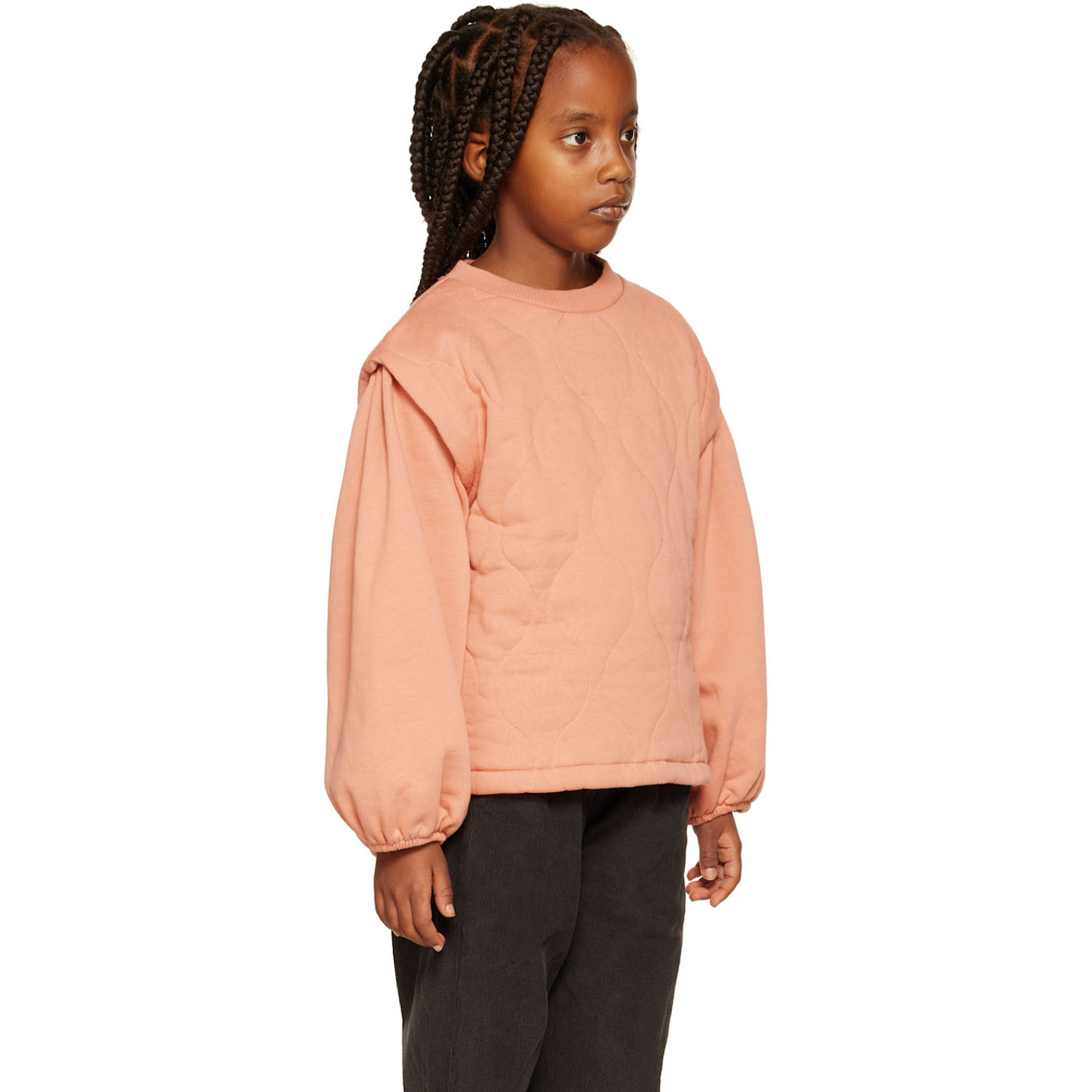  Repose Ams Kids Pink 'pie In The Sky' Sweater 
