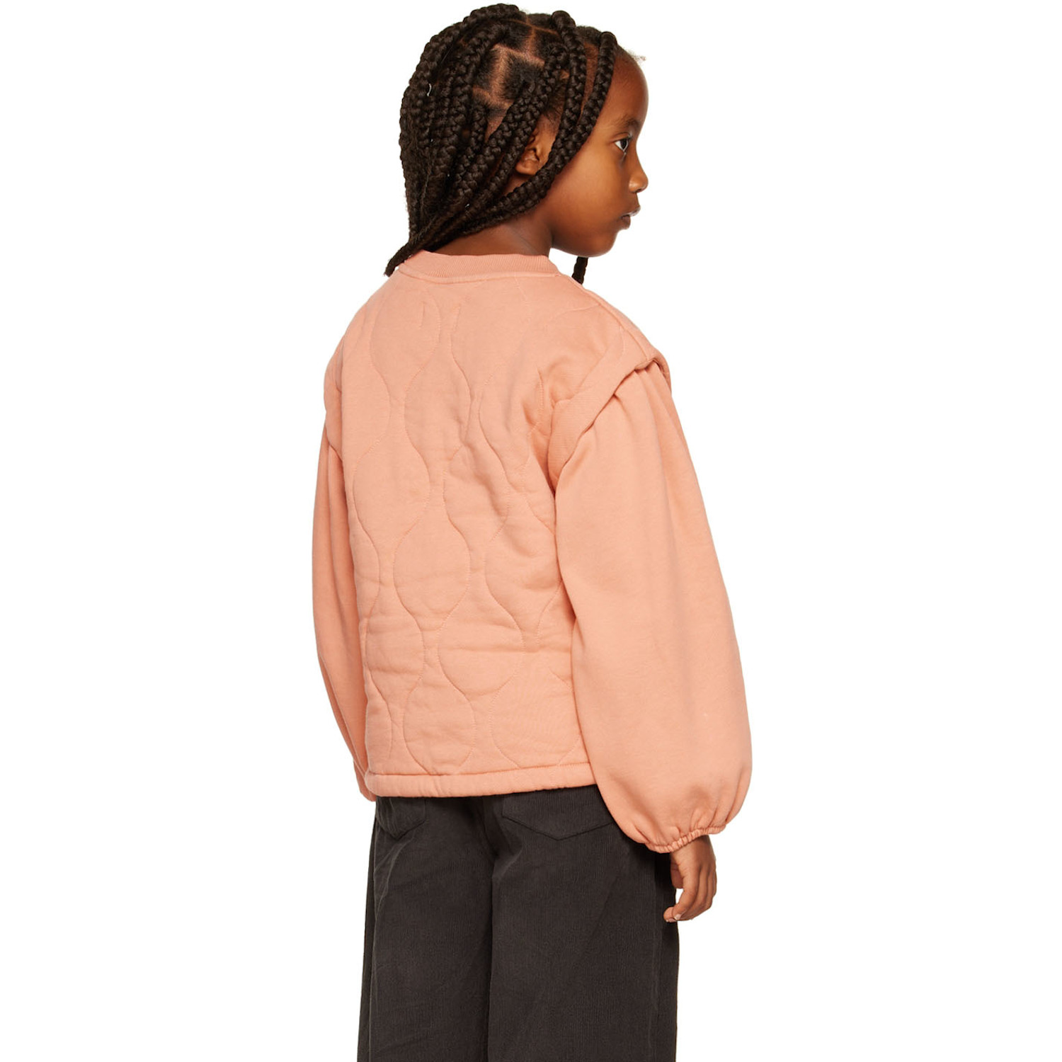  Repose Ams Kids Pink 'pie In The Sky' Sweater 