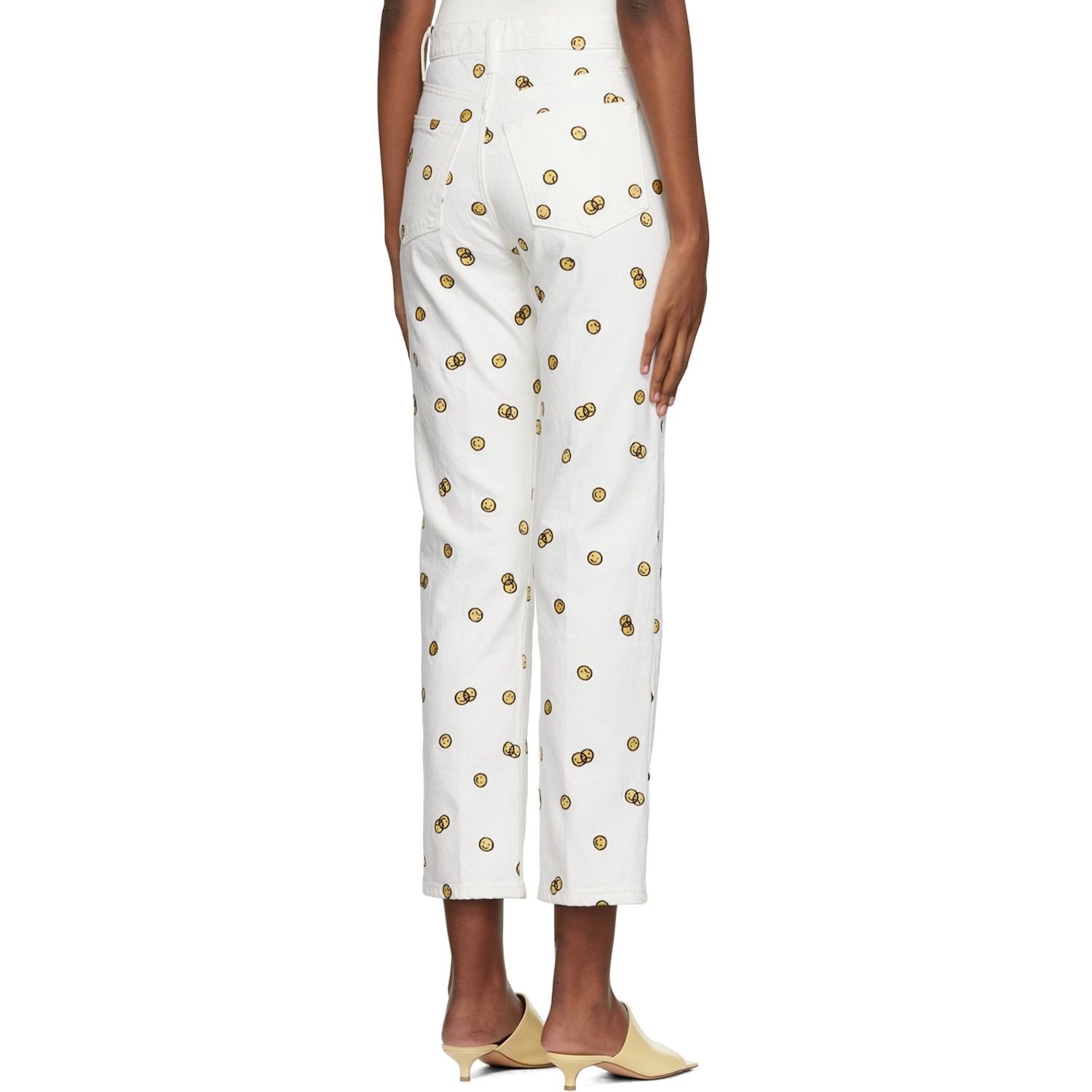  Reformation White Mixed Emotions Jeans 