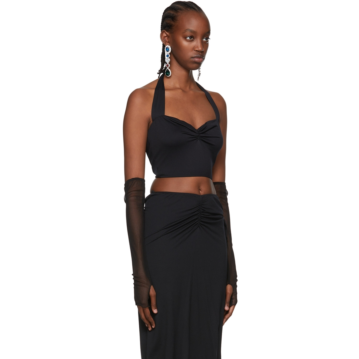  Anna Sui Ssense Exclusive Black Ana Tank Top 
