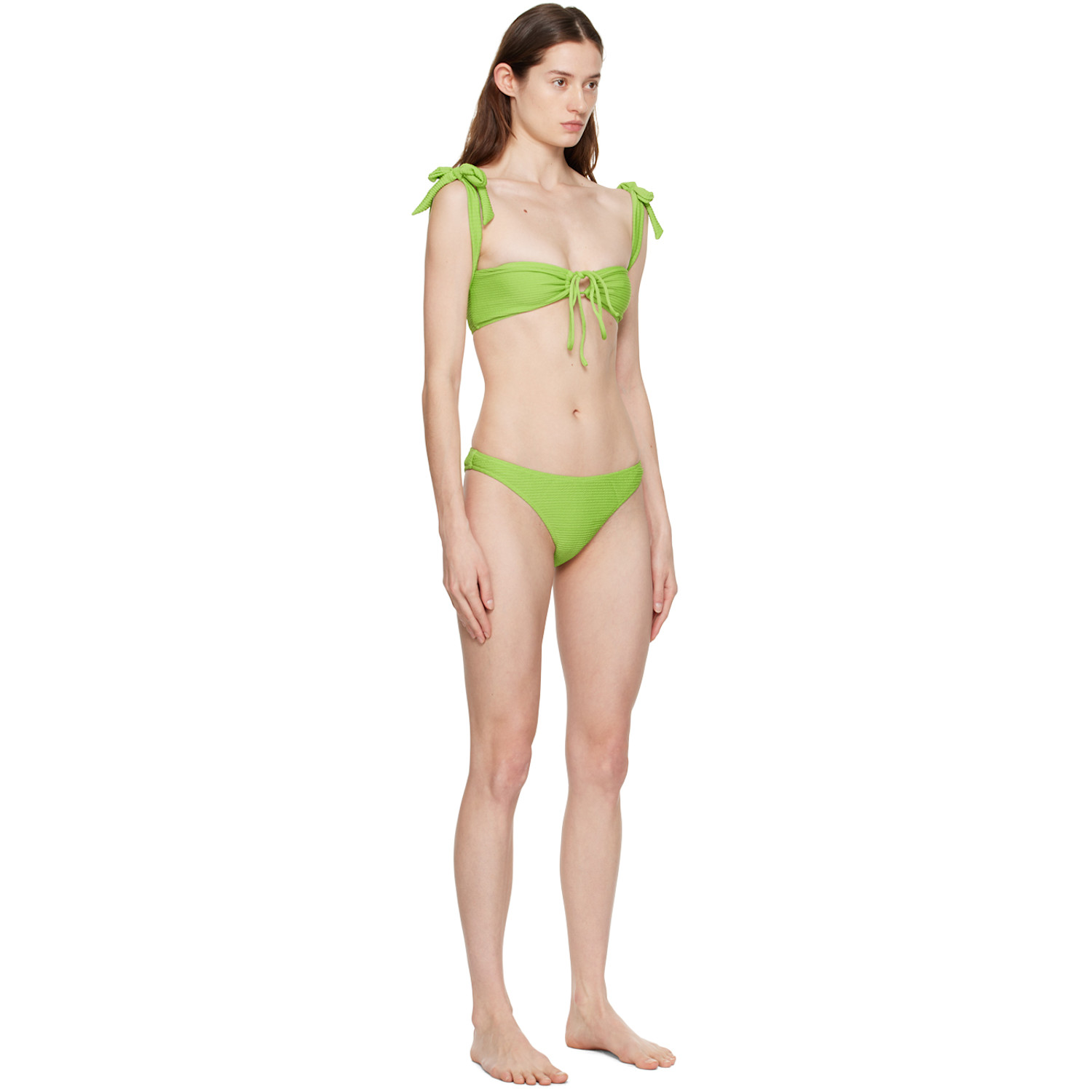  Guizio Ssense Exclusive Green Mona Bikini 