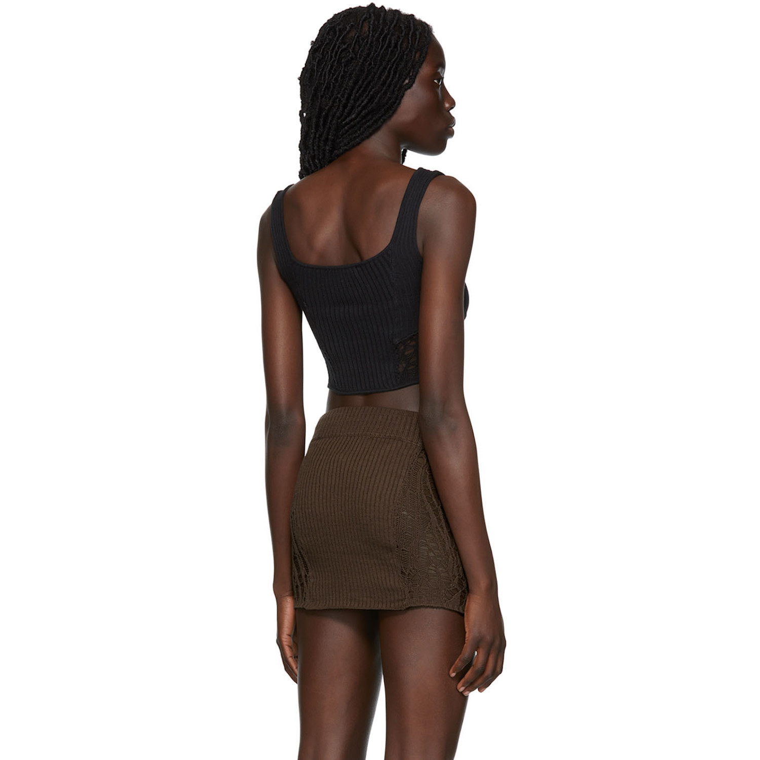  Guizio Ssense Exclusive Black Tank Top 