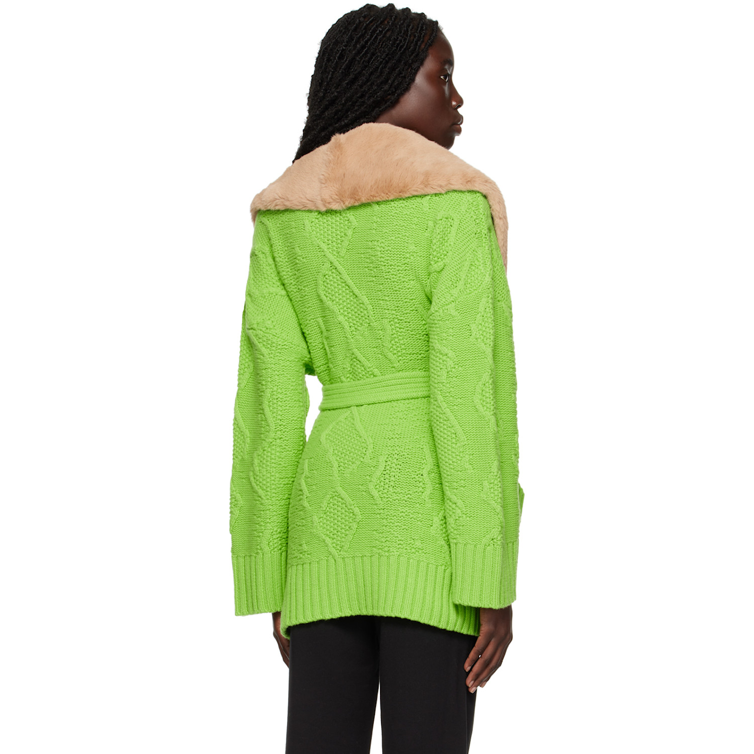  Blumarine Green Heavy Jacket 