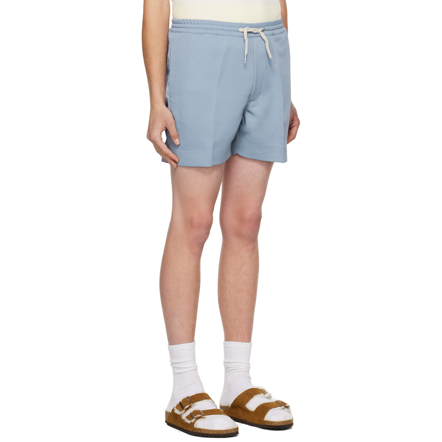  Second/layer Ssense Exclusive Blue Madiero Shorts 