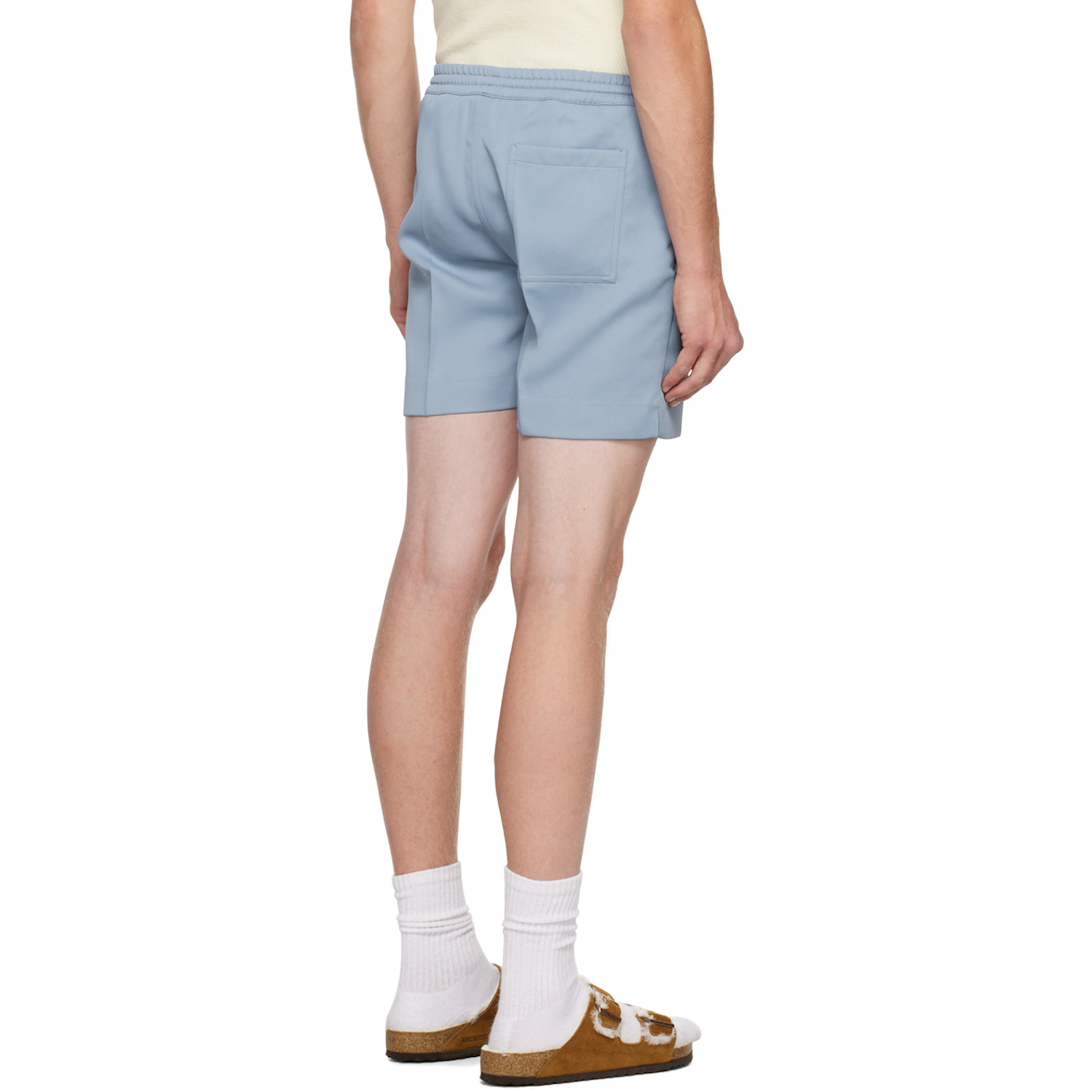  Second/layer Ssense Exclusive Blue Madiero Shorts 