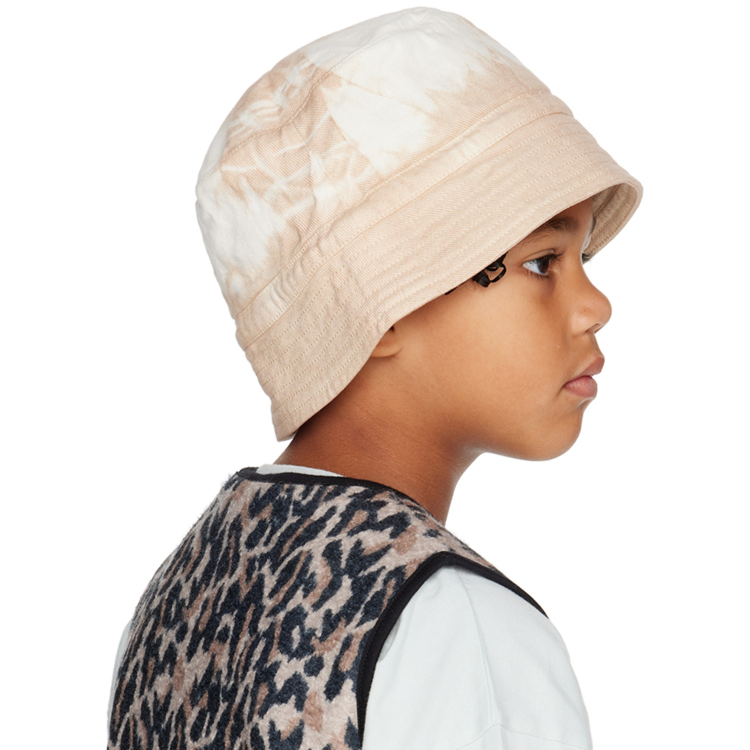  Wynken Kids Pink Denim Wave Bucket Hat 