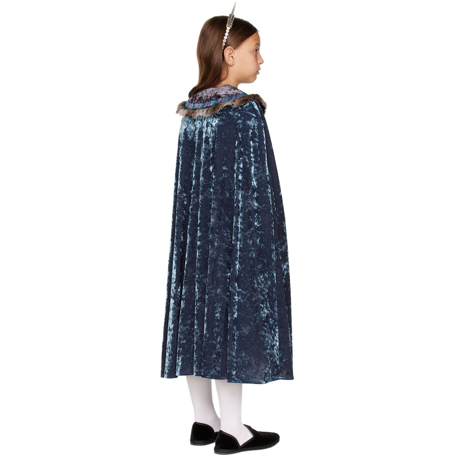  Anna Sui Mini Ssense Exclusive Kids Blue Prince Halloween Cape 