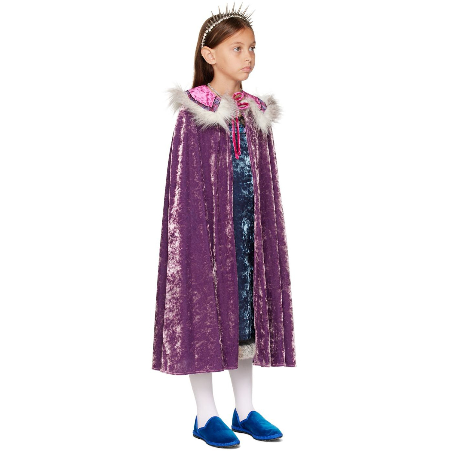  Anna Sui Mini Ssense Exclusive Kids Purple Prince Halloween Cape 