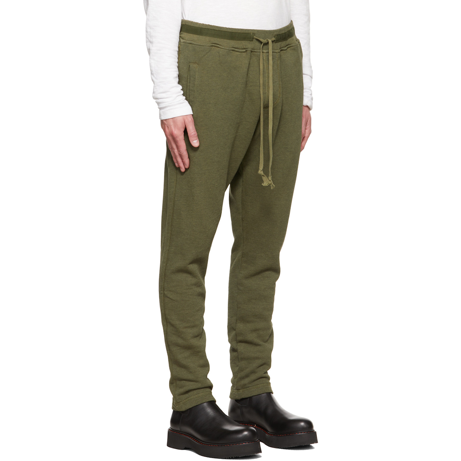  Greg Lauren Green New Sweat Lounge Pants 