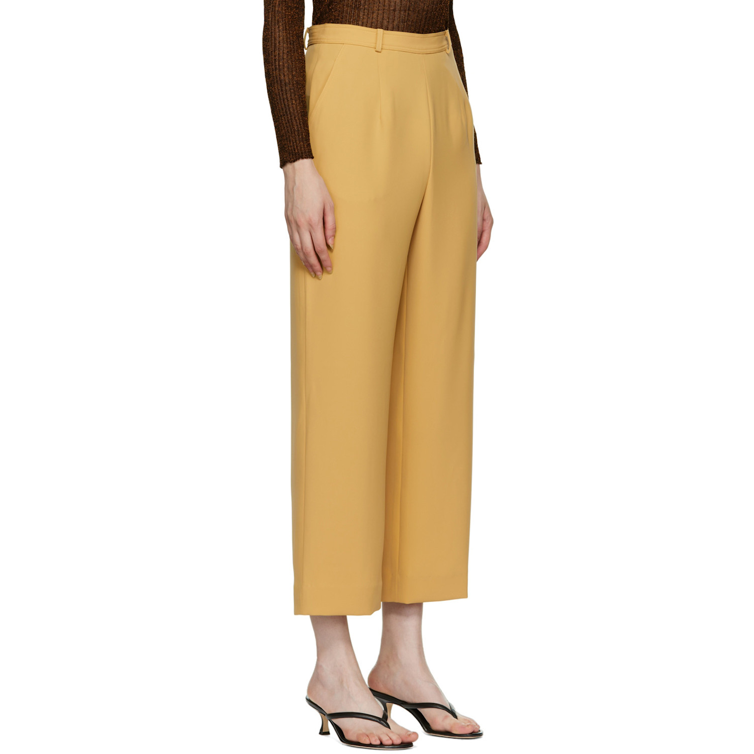  Maiden Name Ssense Exclusive Yellow Alix Trousers 