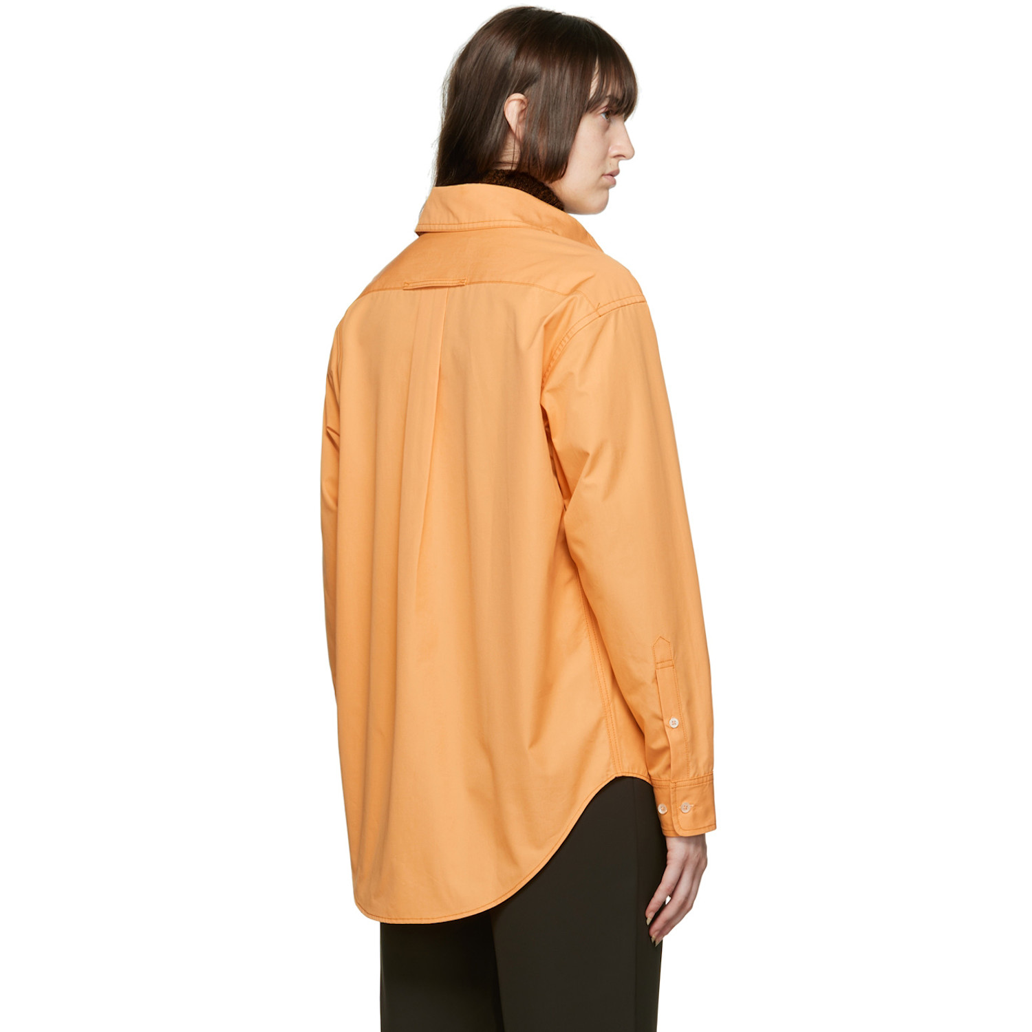  Maiden Name Ssense Exclusive Orange Andy Shirt 