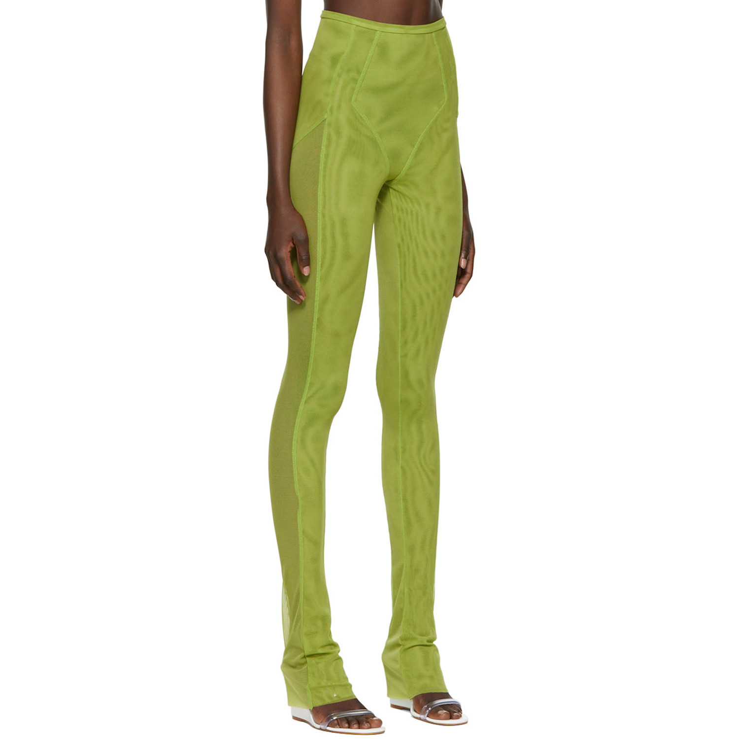  Kathryn Bowen Green Skater Leggings 